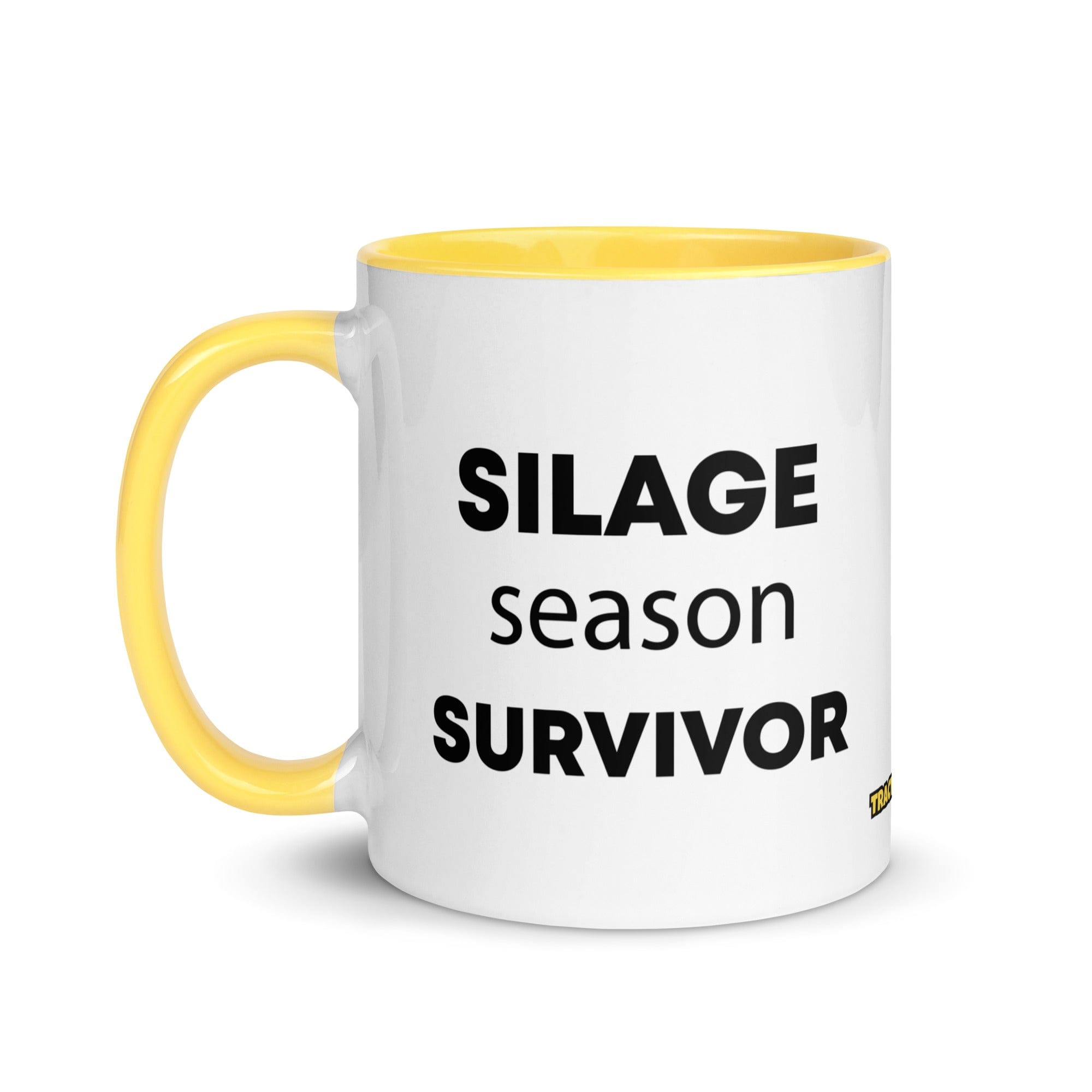 The Tractor Mugs Store Silage Season Survivor | Mug with Color Inside Quality Farmers Merch