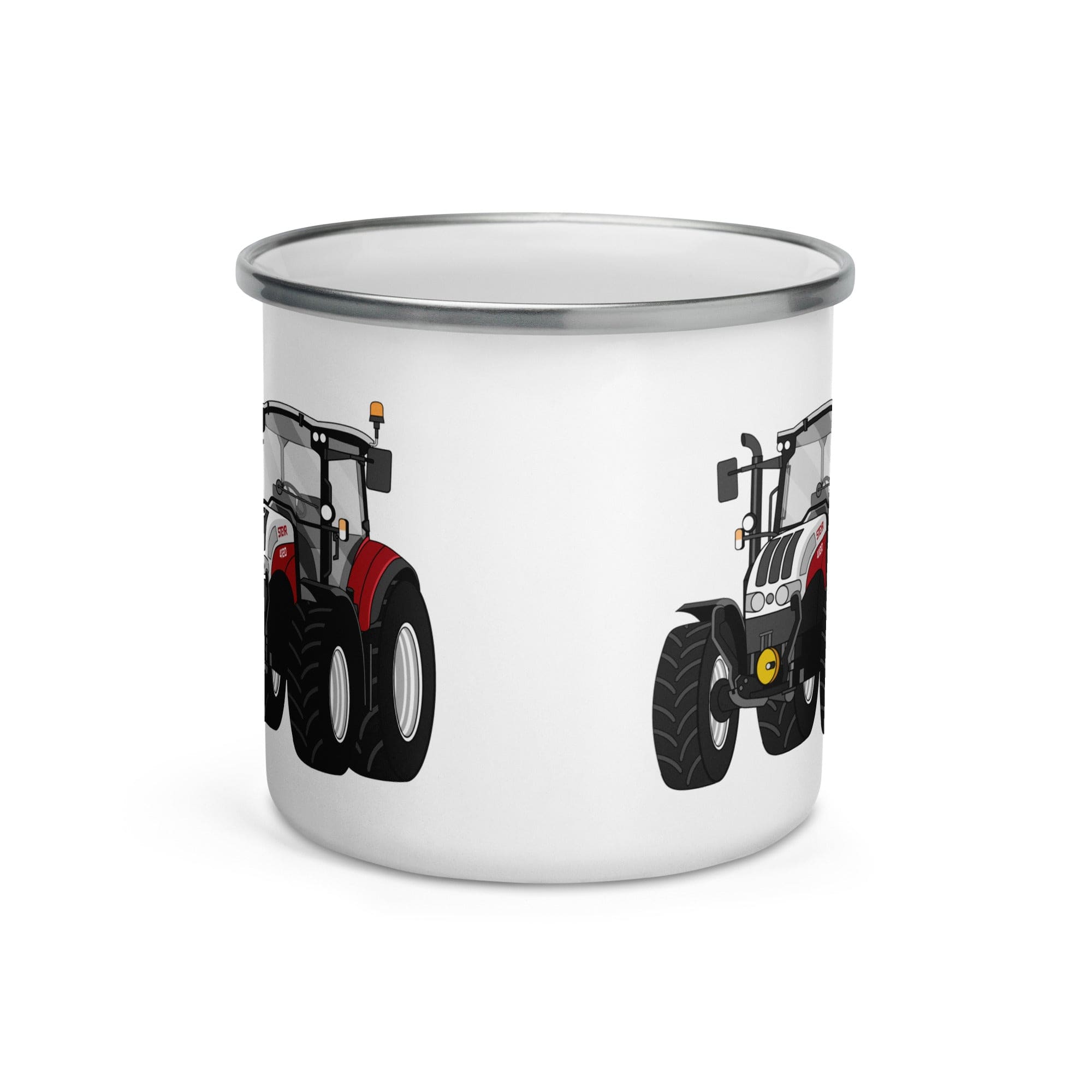 The Tractor Mugs Store Steyr 4120 Plus | Enamel Mug Quality Farmers Merch