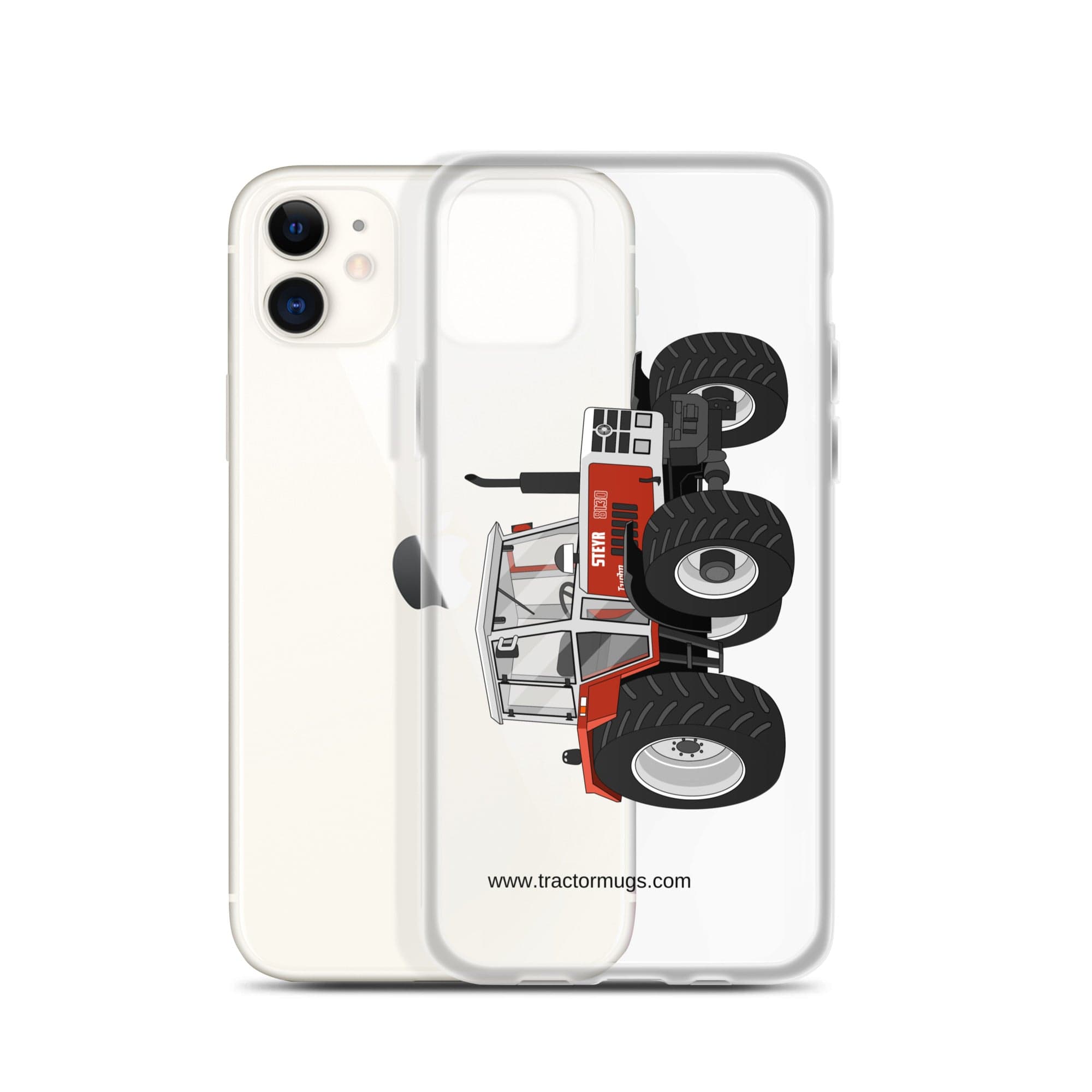 The Tractor Mugs Store Steyr 8130 | Clear Case for iPhone® Quality Farmers Merch