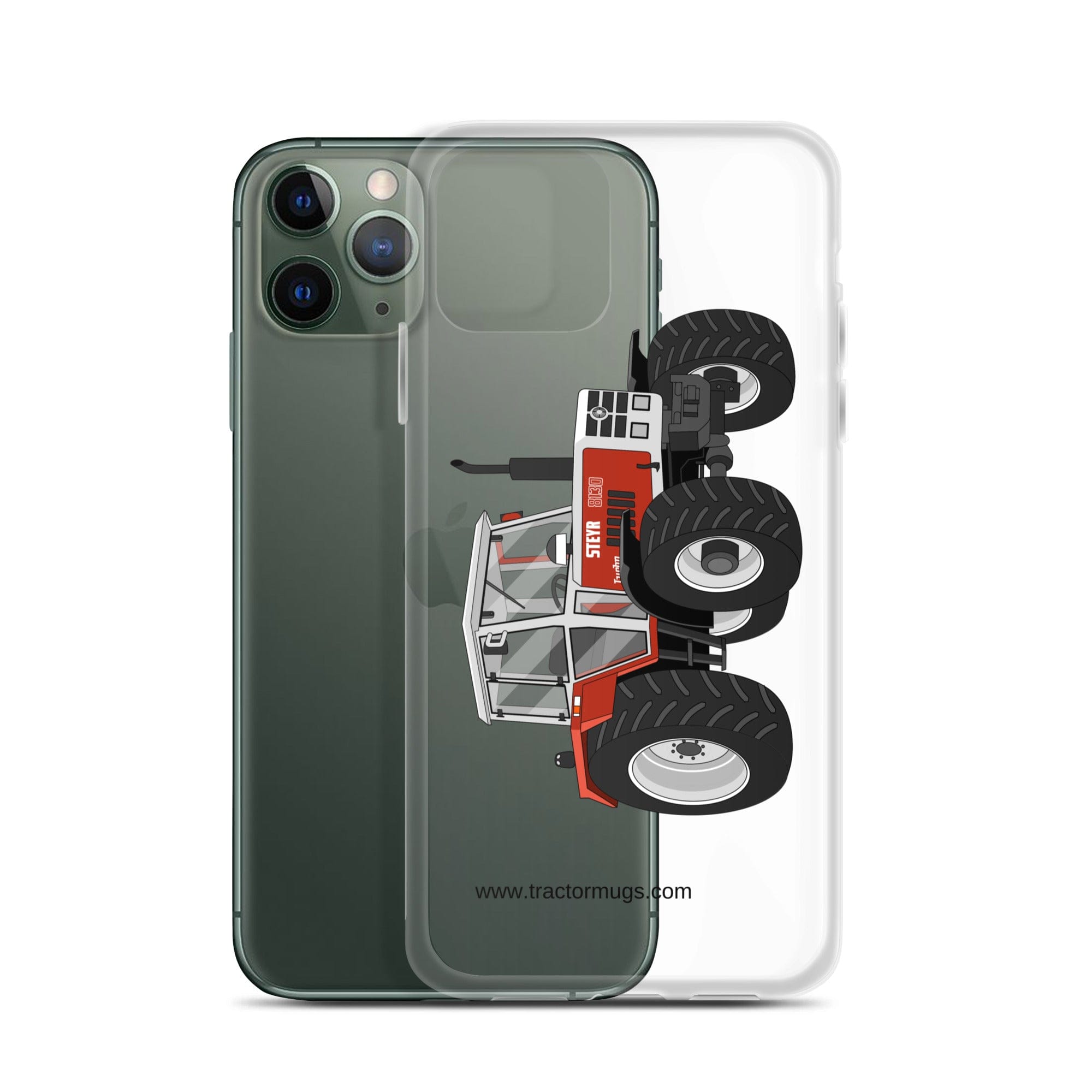 The Tractor Mugs Store Steyr 8130 | Clear Case for iPhone® Quality Farmers Merch