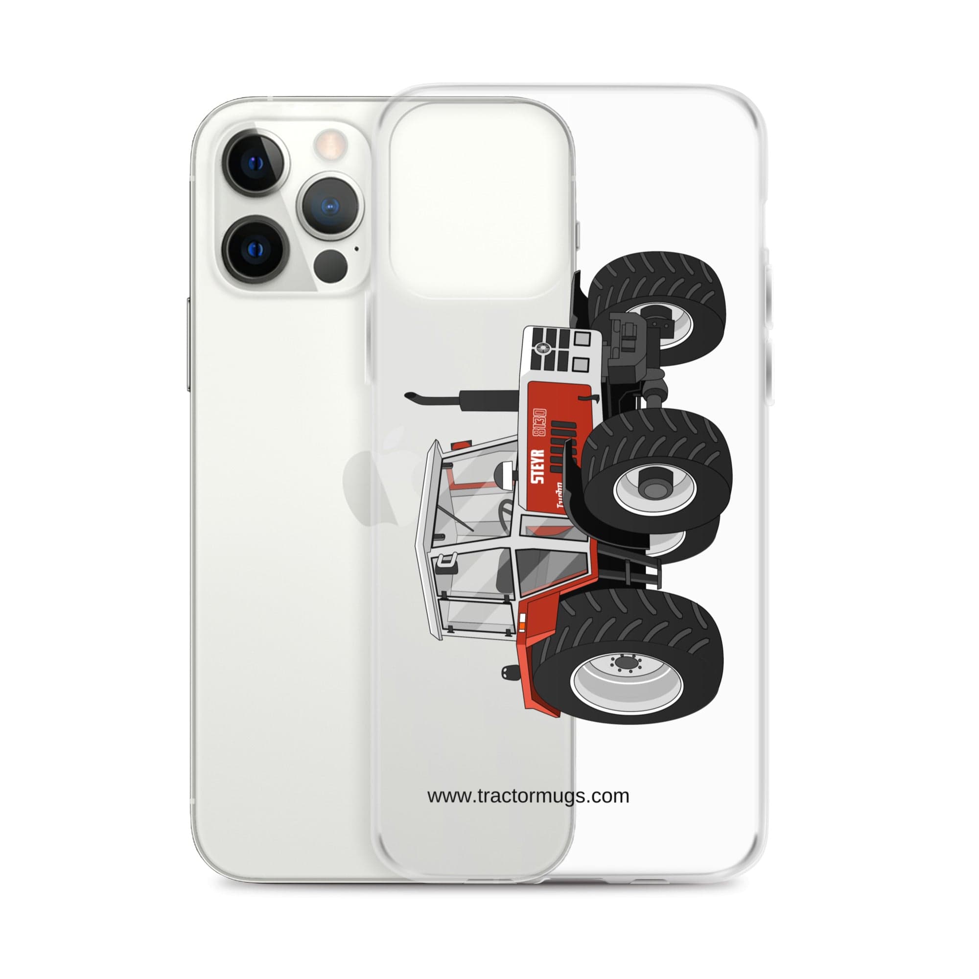 The Tractor Mugs Store Steyr 8130 | Clear Case for iPhone® Quality Farmers Merch