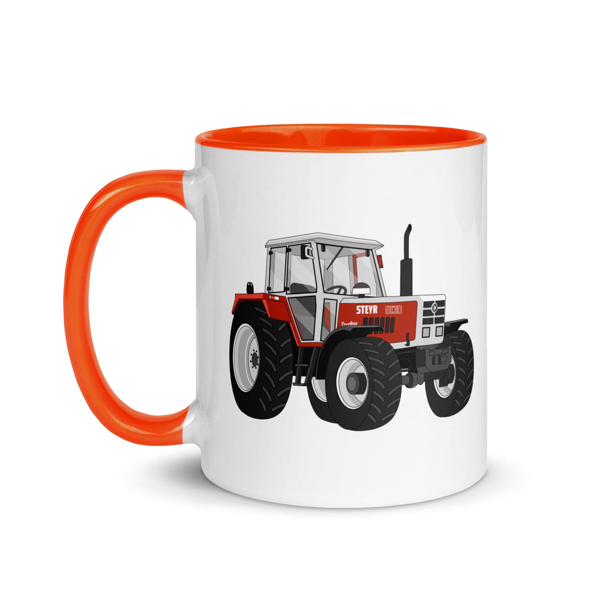 The Tractor Mugs Store Steyr 8130 | Mug with Color Inside Quality Farmers Merch