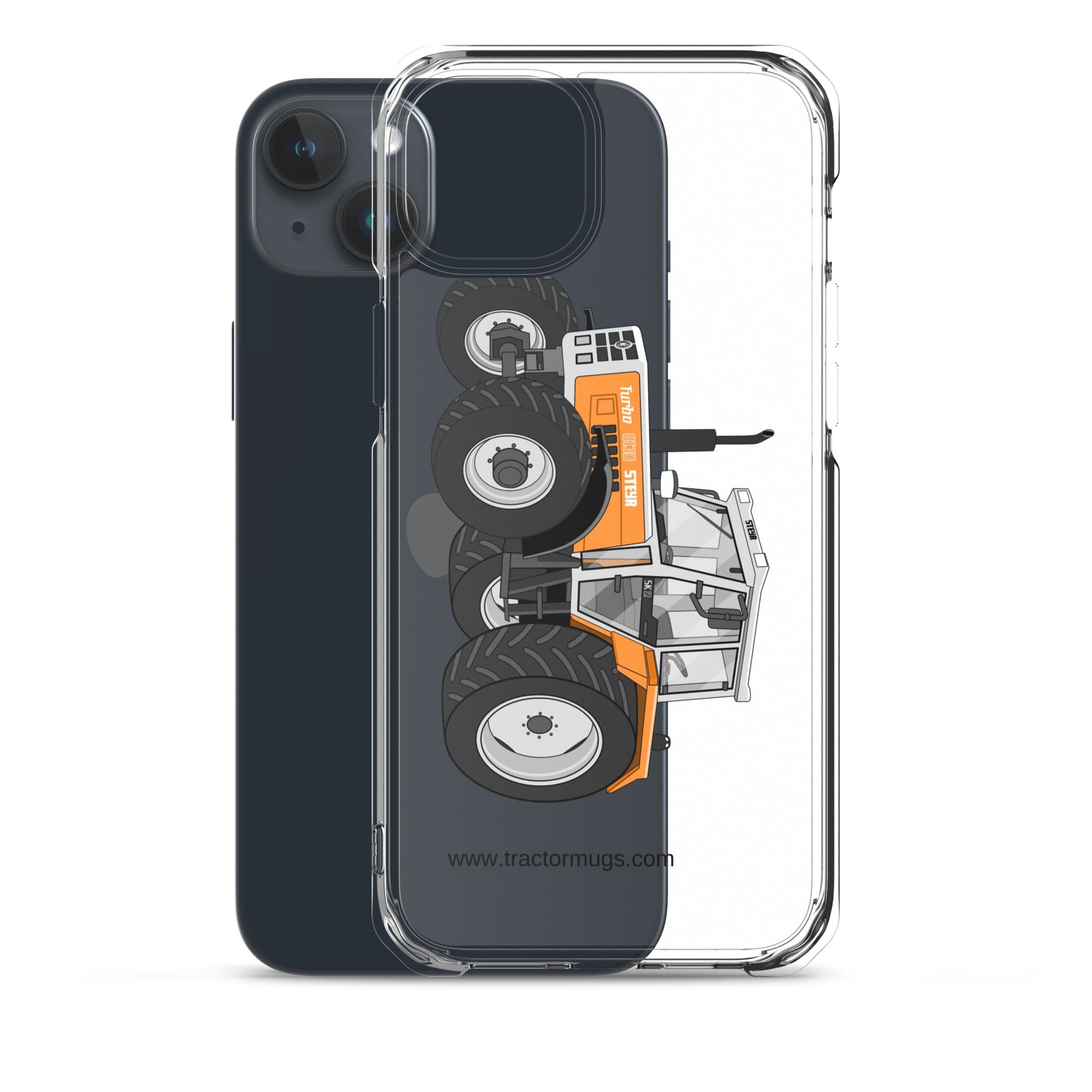 The Tractor Mugs Store Steyr SK 8130 Kommunal | Clear Case for iPhone® Quality Farmers Merch
