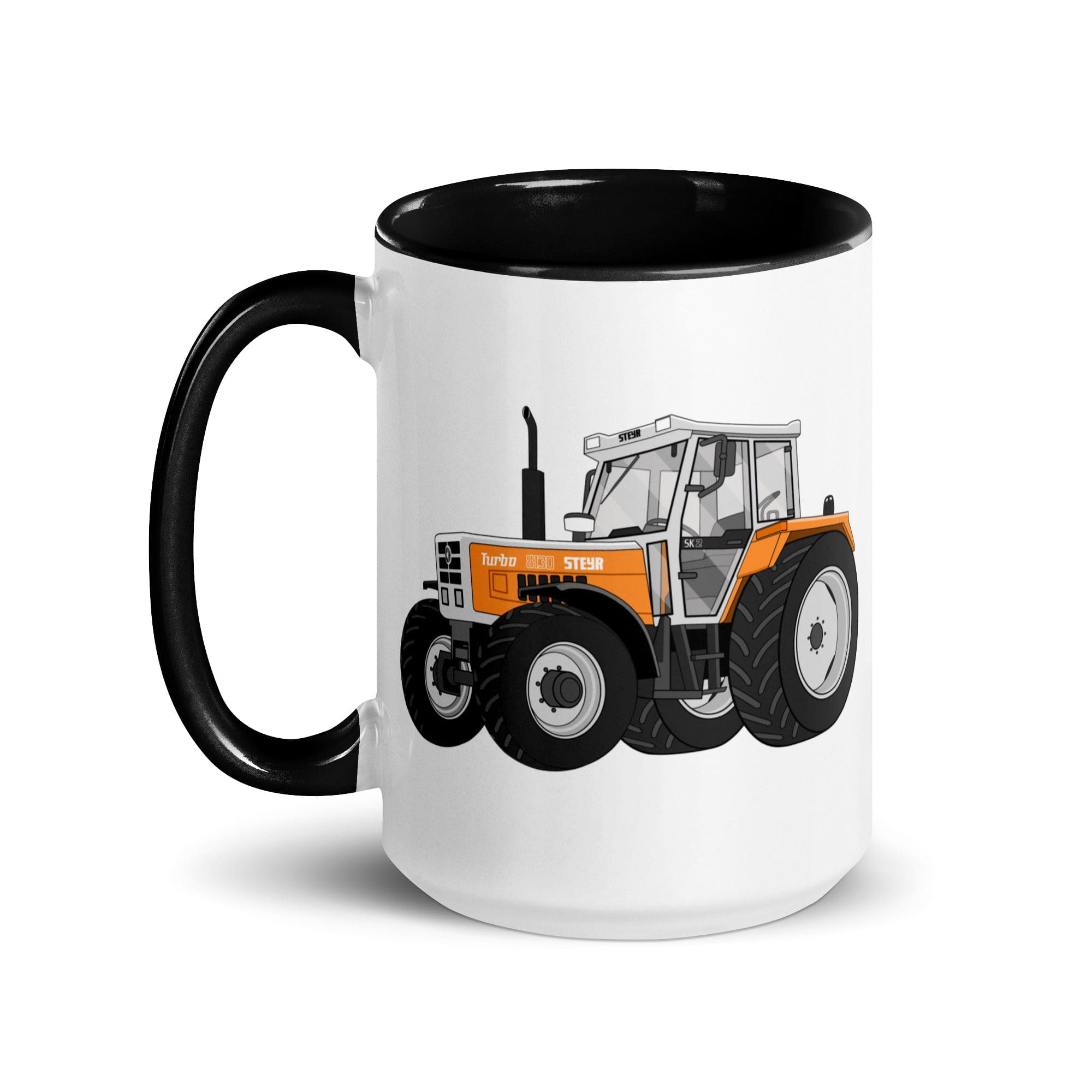 The Tractor Mugs Store Steyr SK 8130 Kommunal | Mug with Color Inside Quality Farmers Merch