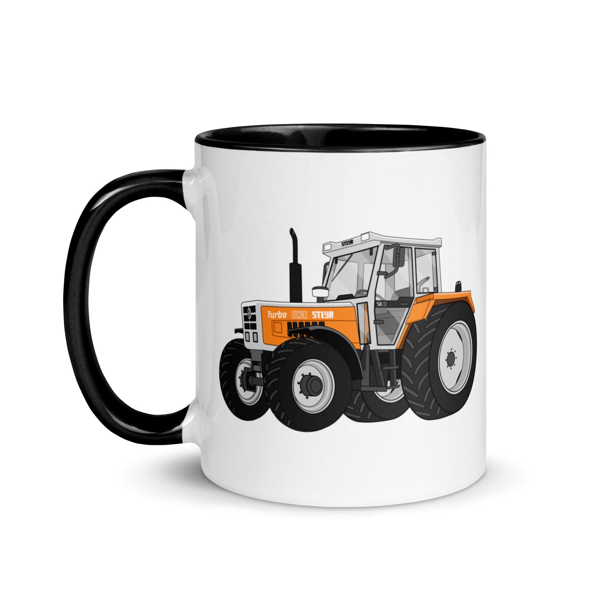 The Tractor Mugs Store Steyr SK 8130 Kommunal | Mug with Color Inside Quality Farmers Merch