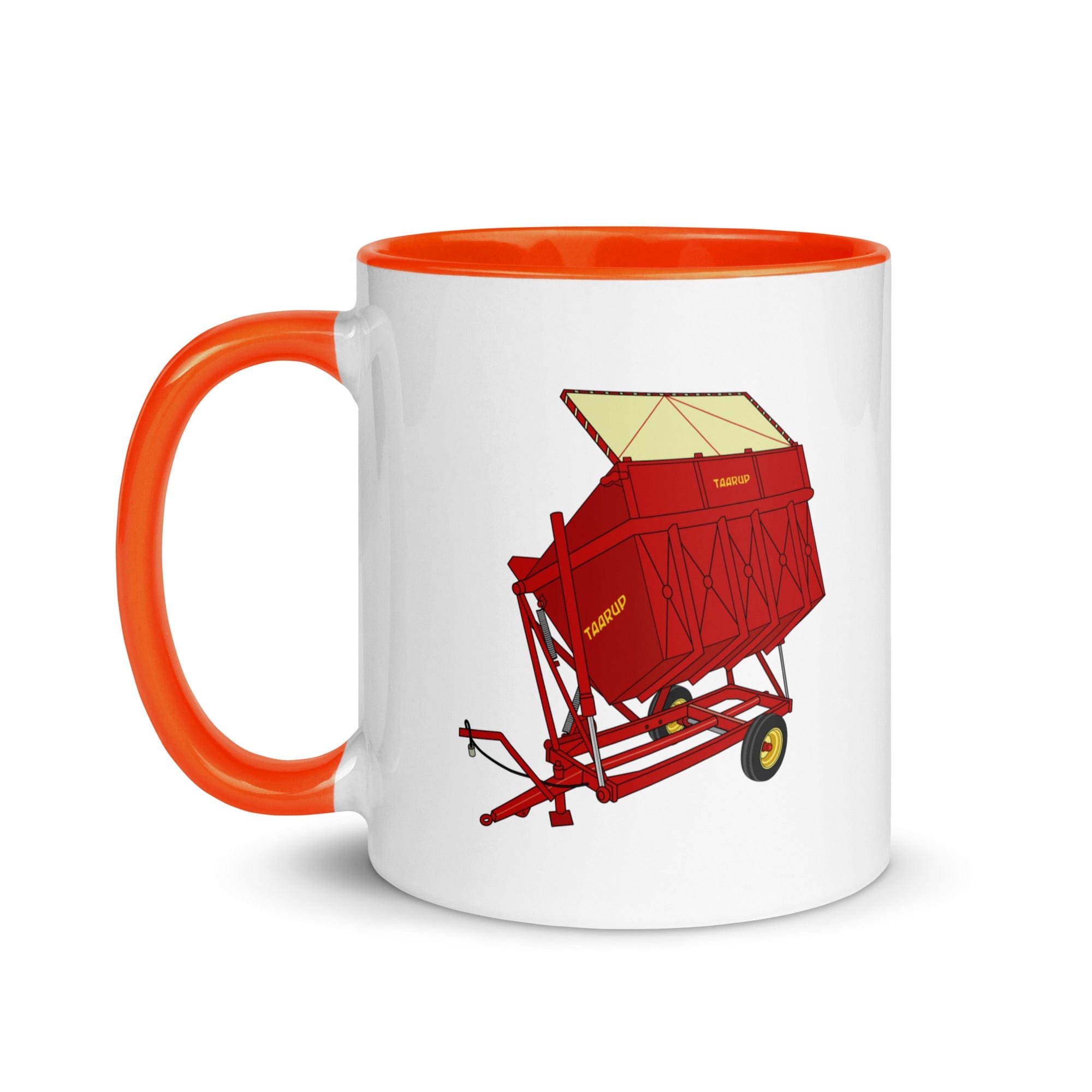 The Tractor Mugs Store Taarup tipvogn T3 Trailer | Mug with Color Inside Quality Farmers Merch