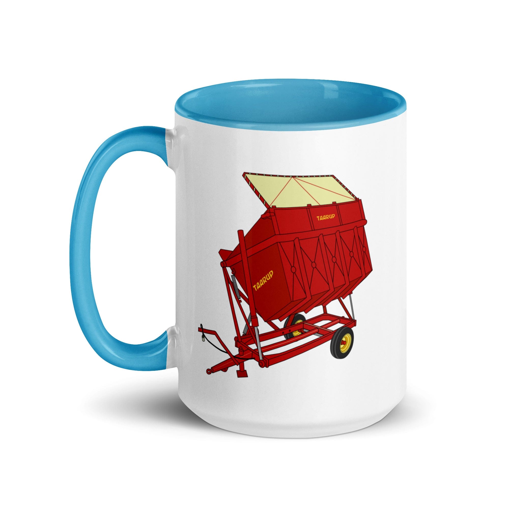 The Tractor Mugs Store Taarup tipvogn T3 Trailer | Mug with Color Inside Quality Farmers Merch