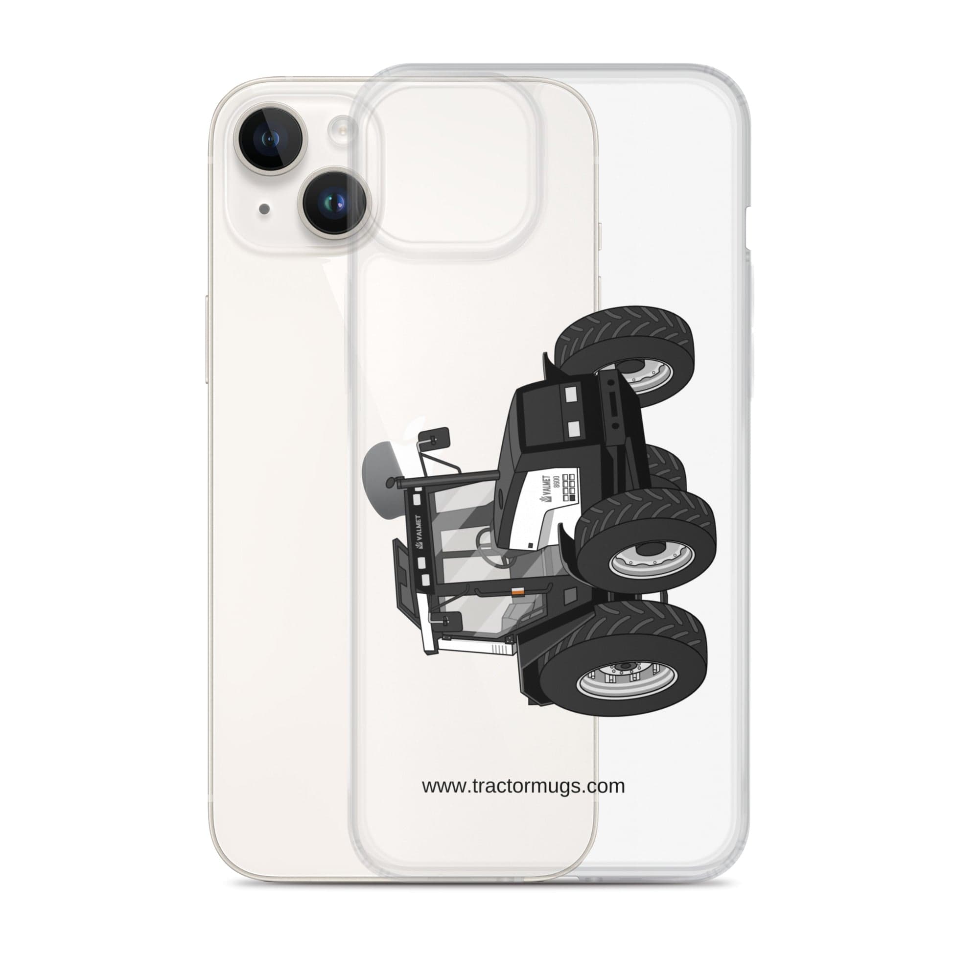 The Tractor Mugs Store Valmet Mega 8600 | Clear Case for iPhone® Quality Farmers Merch