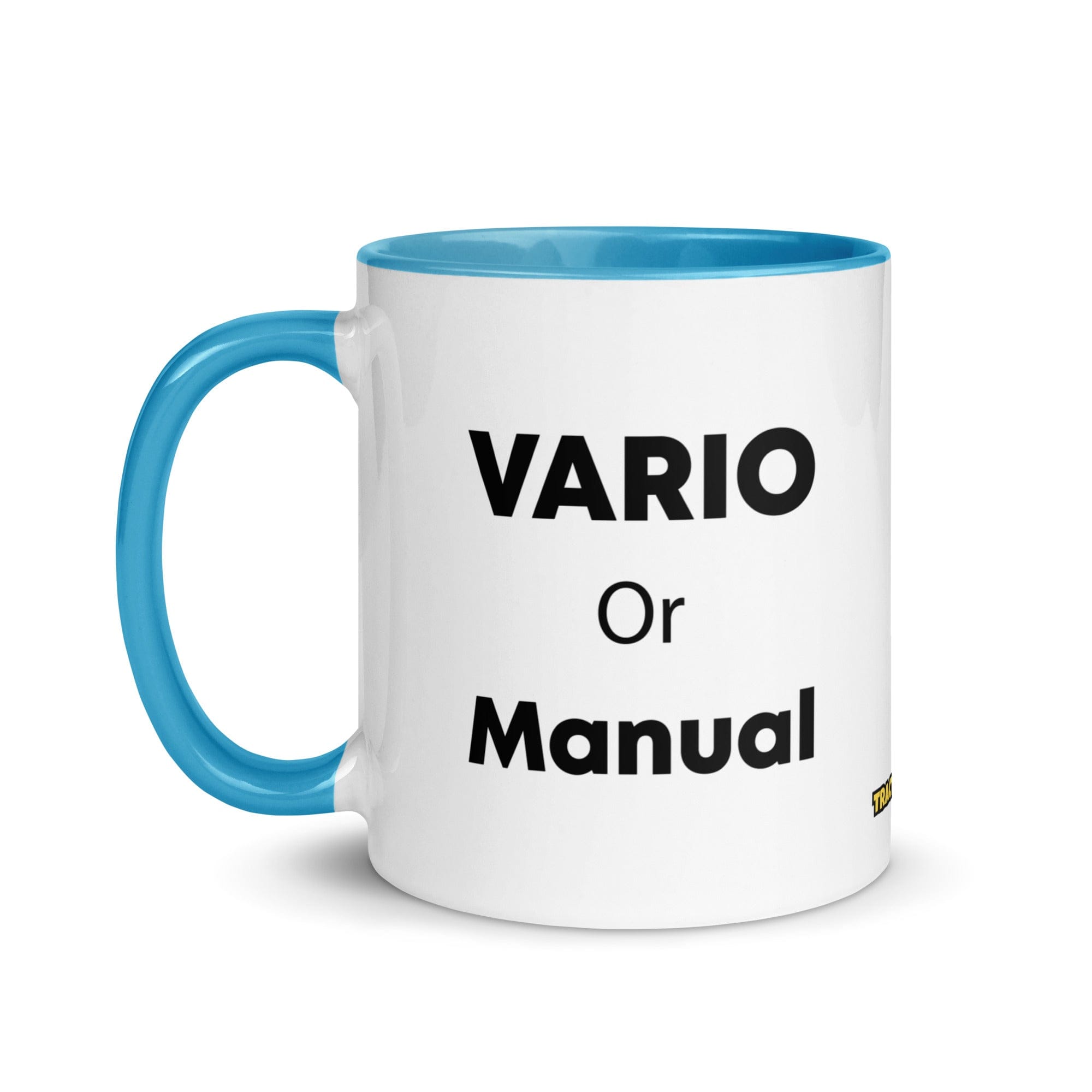 The Tractor Mugs Store Vario or Manual | Mug with Color Inside Quality Farmers Merch