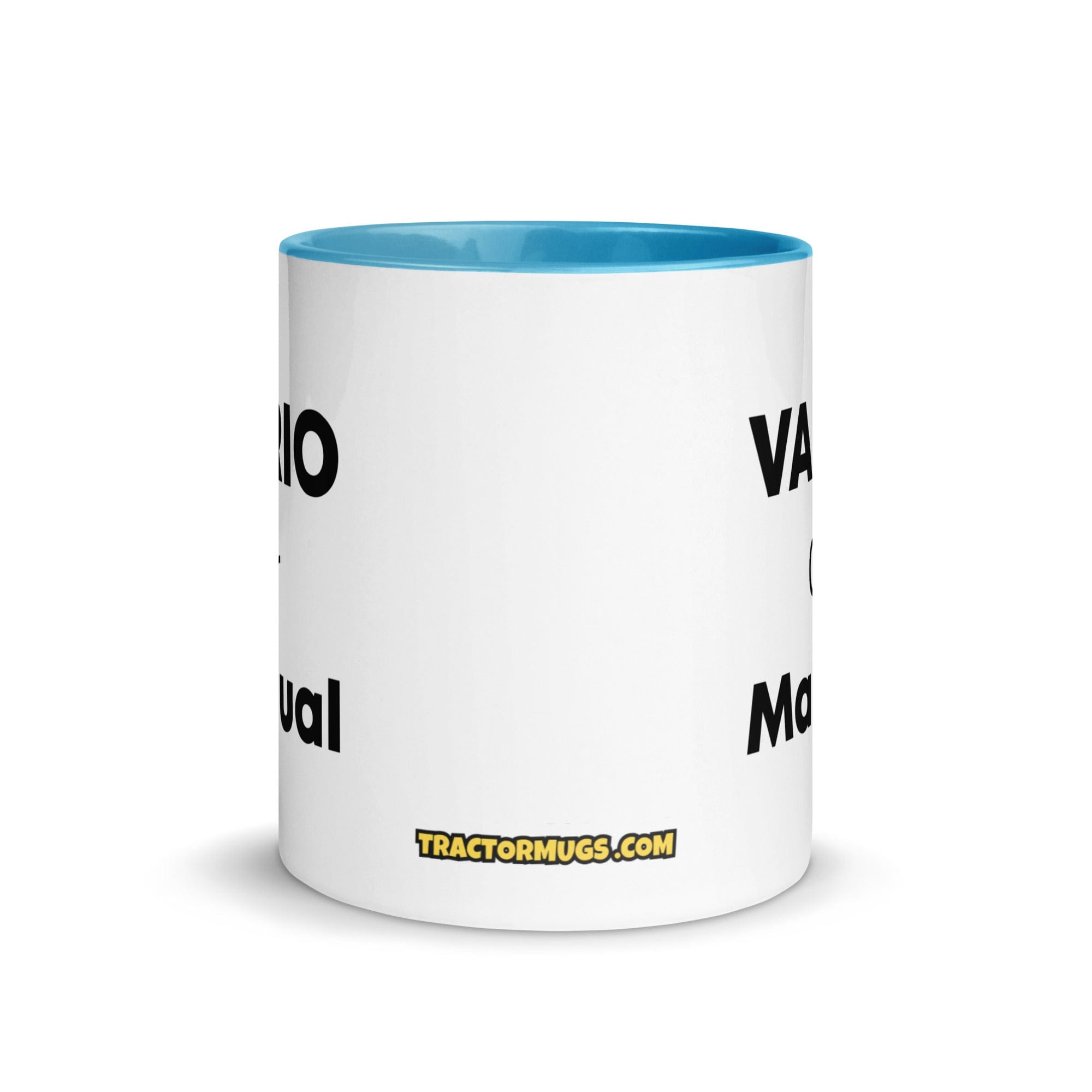 The Tractor Mugs Store Vario or Manual | Mug with Color Inside Quality Farmers Merch