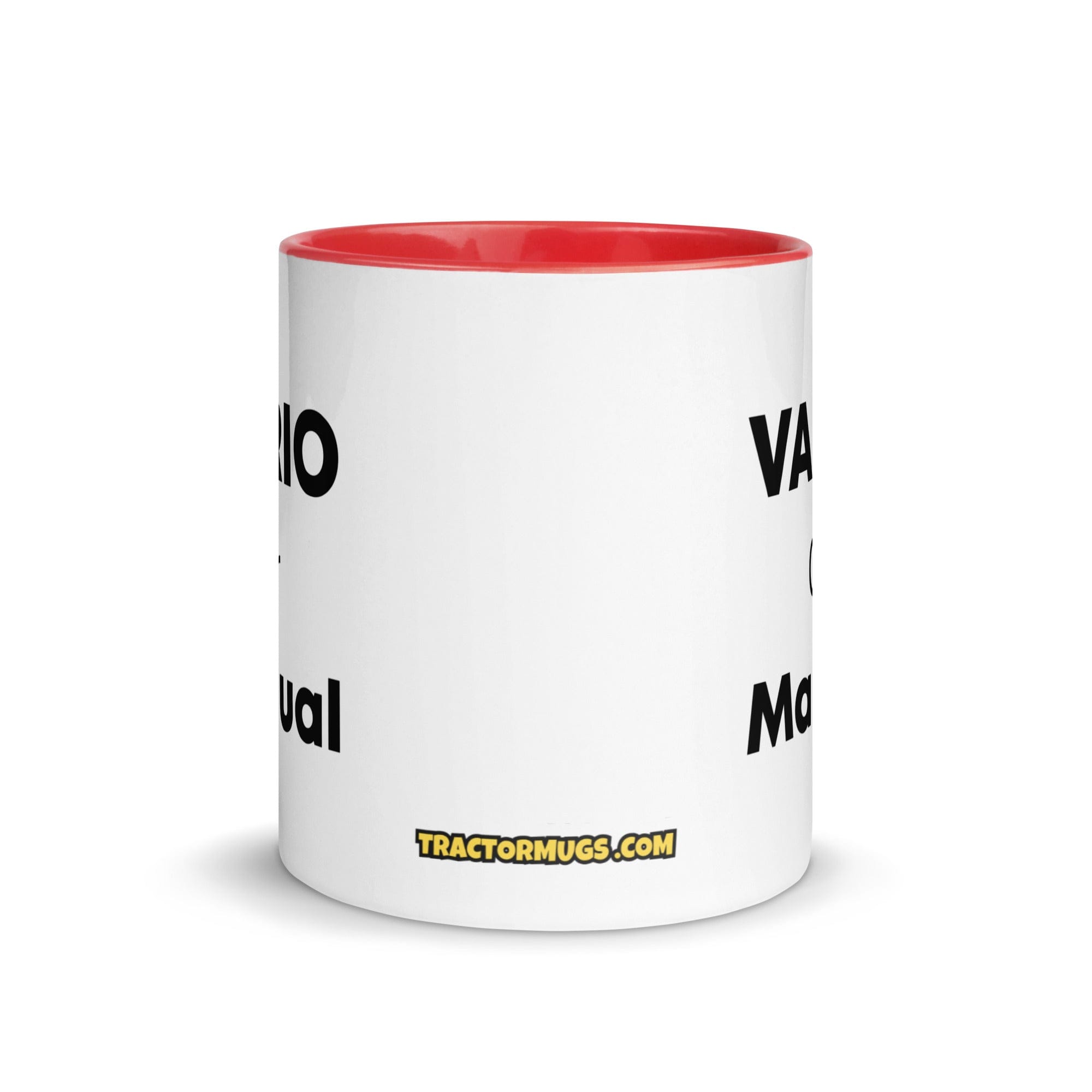 The Tractor Mugs Store Vario or Manual | Mug with Color Inside Quality Farmers Merch