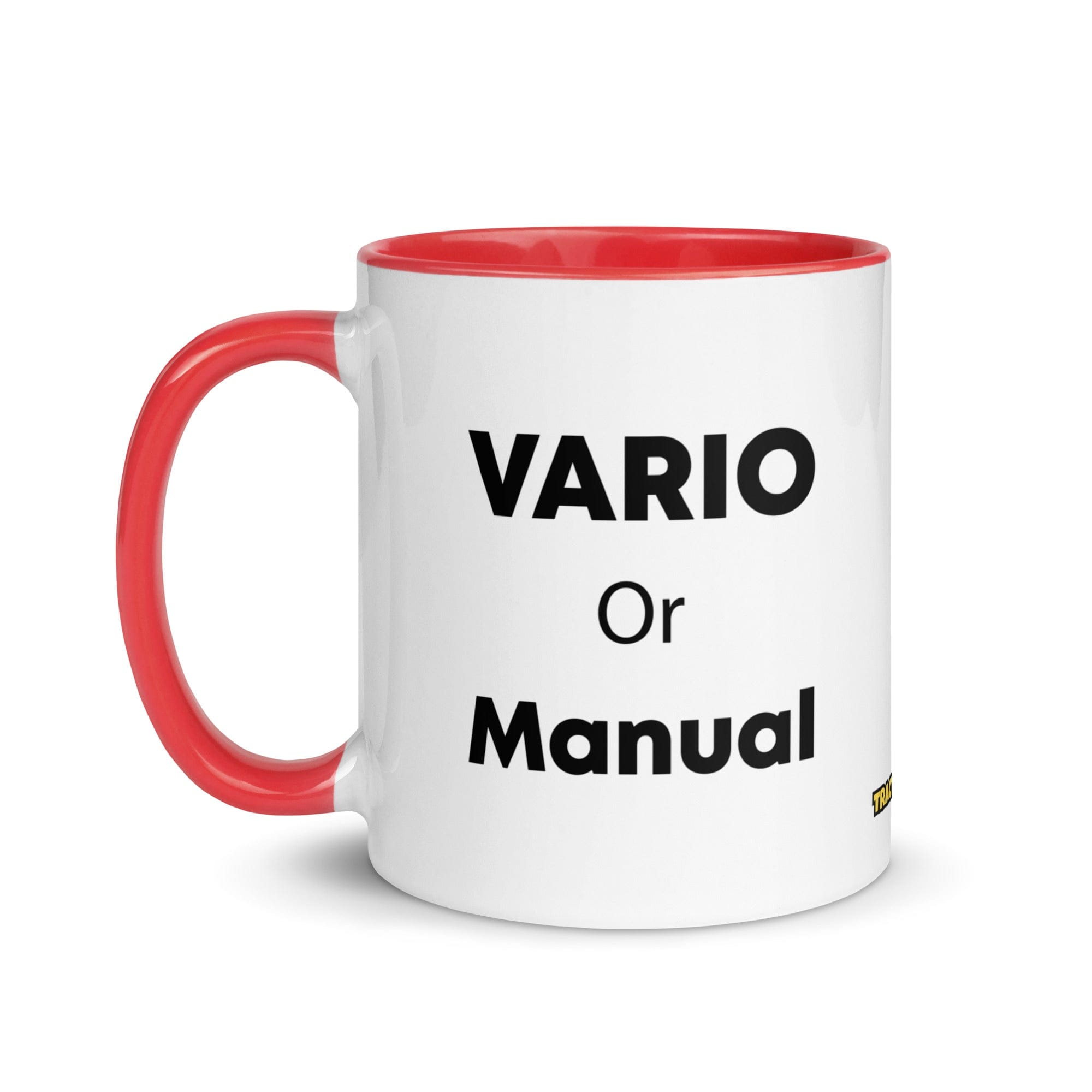 The Tractor Mugs Store Vario or Manual | Mug with Color Inside Quality Farmers Merch