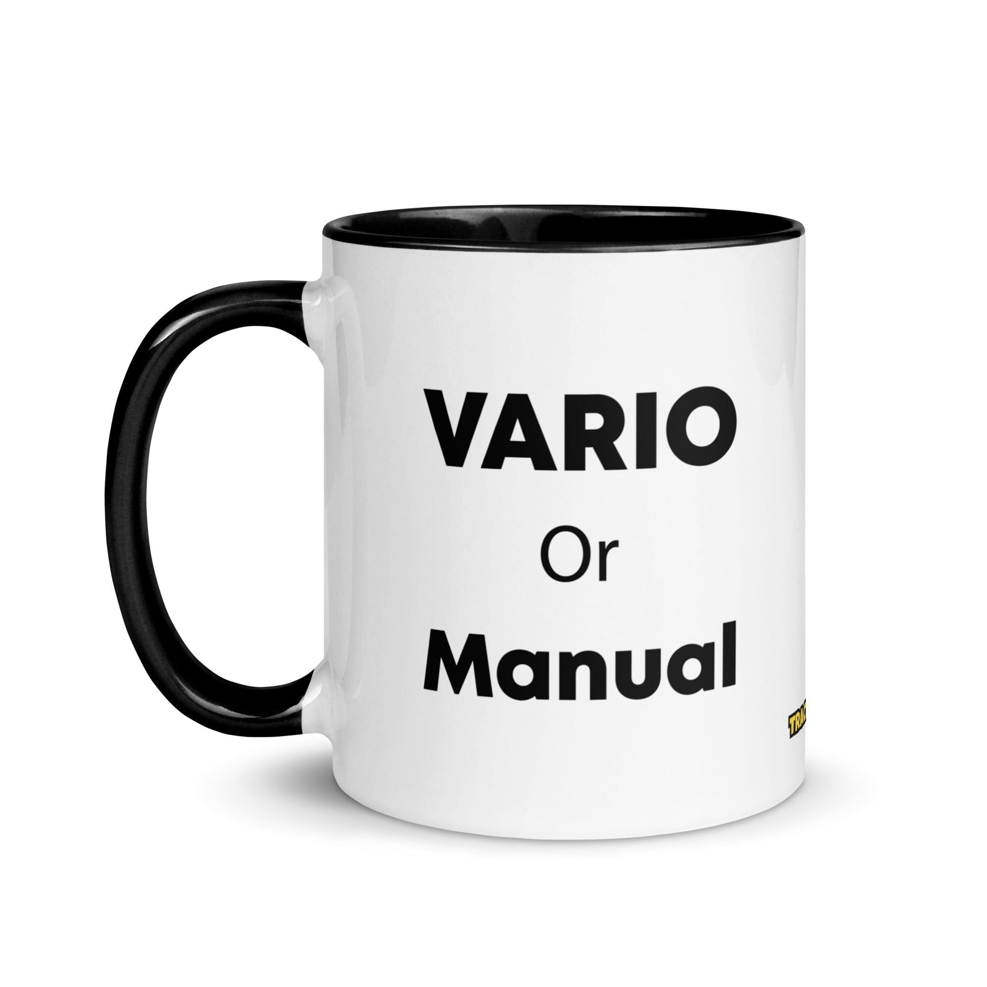 The Tractor Mugs Store Vario or Manual | Mug with Color Inside Quality Farmers Merch