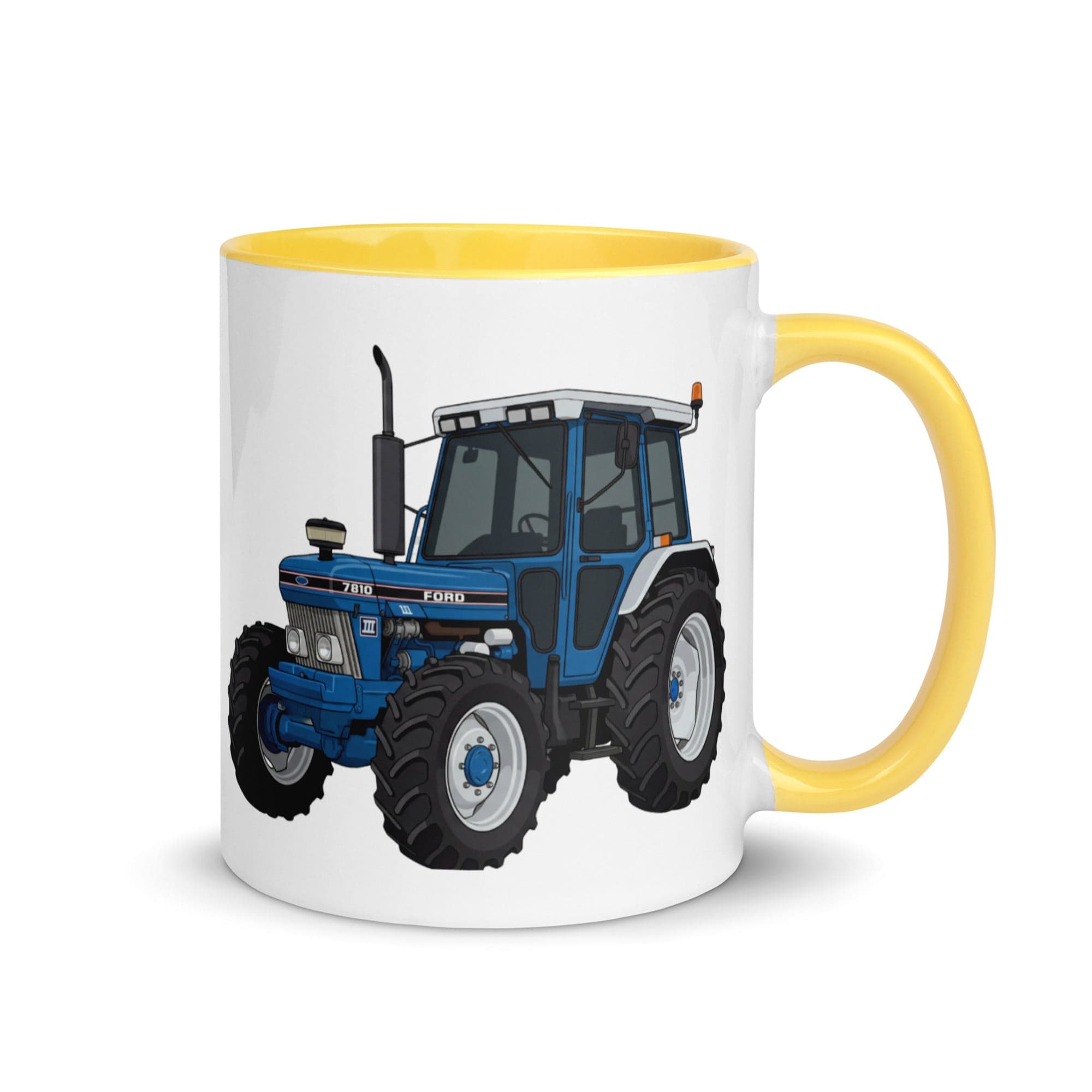 The Tractor Mugs Store Yellow / 11 oz Ford 7810 | Mug with Color Inside Quality Farmers Merch