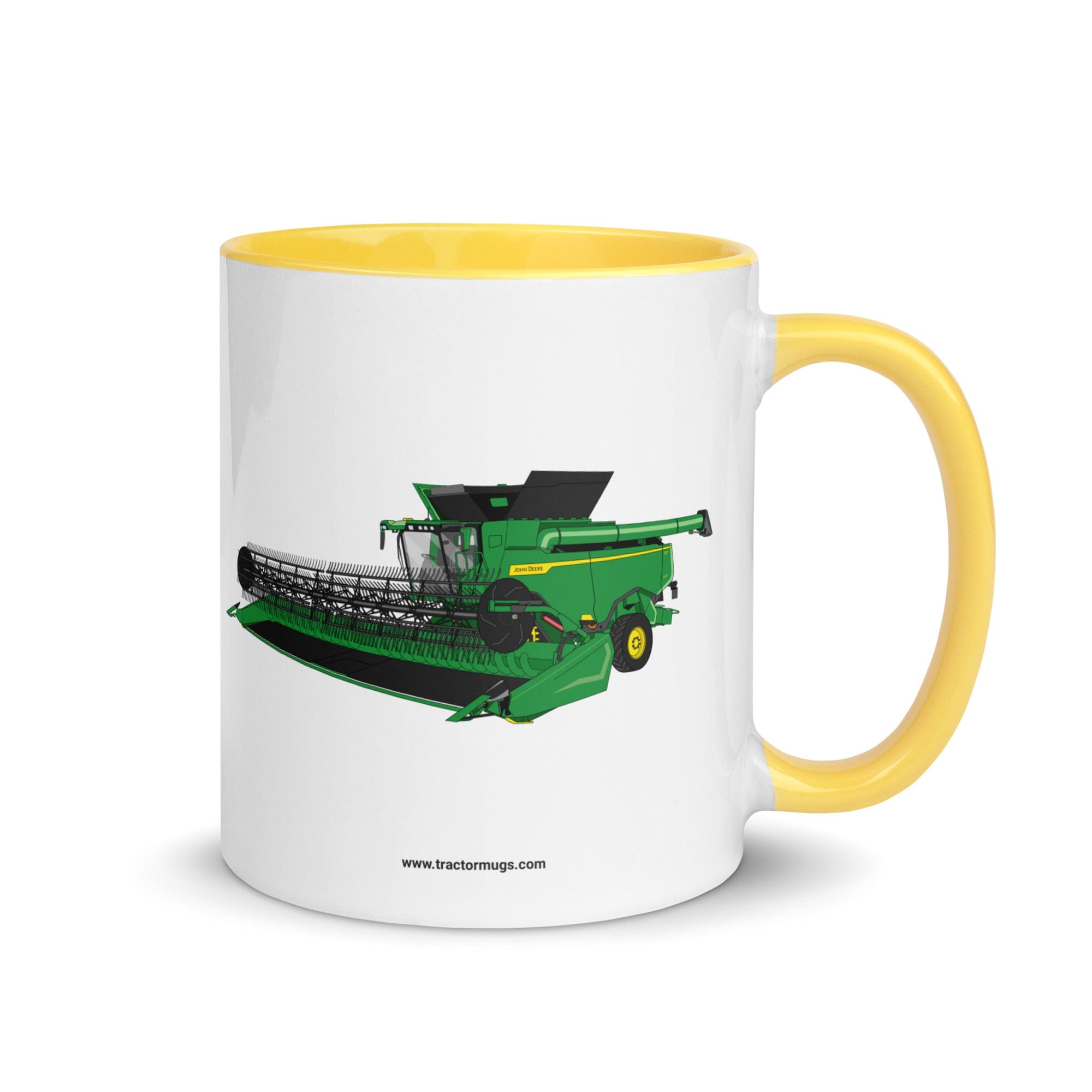 The Tractor Mugs Store Yellow / 11 oz John Deere X9 1100 Combine | Mug with Color Inside Quality Farmers Merch