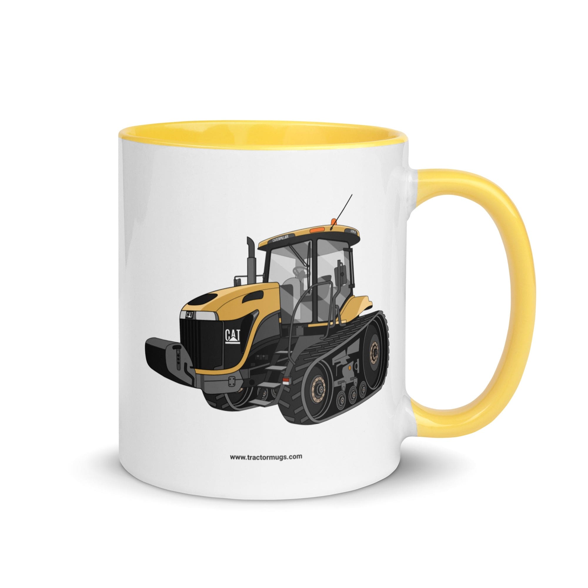 The Tractor Mugs Store Yellow Challenger NT765A Crawler | Mug with Color Inside Quality Farmers Merch
