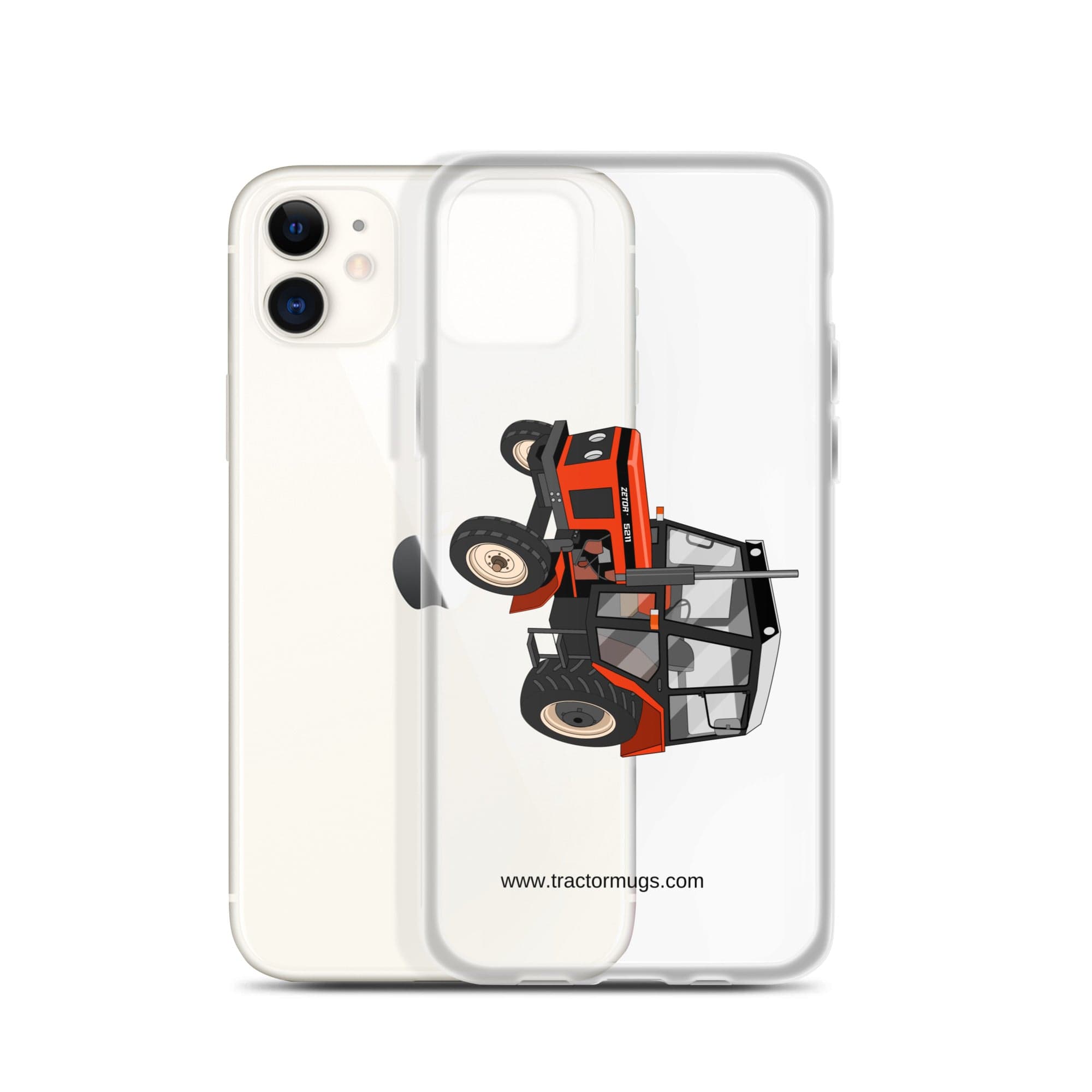 The Tractor Mugs Store Zetor 5211 | Clear Case for iPhone® Quality Farmers Merch
