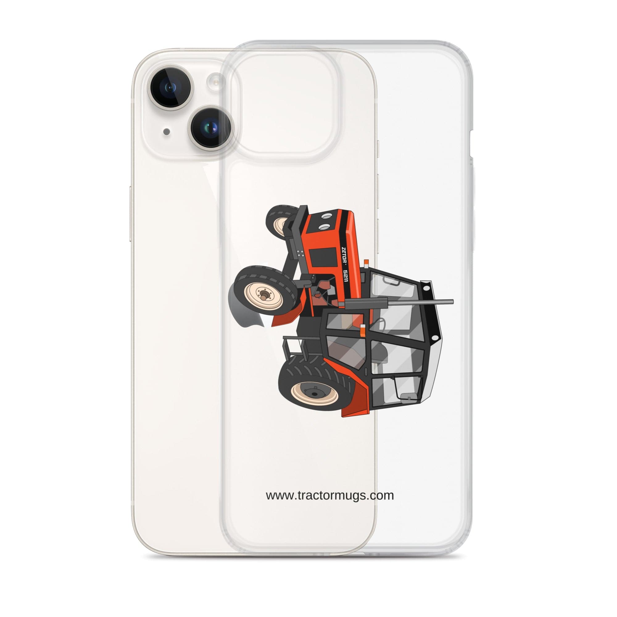 The Tractor Mugs Store Zetor 5211 | Clear Case for iPhone® Quality Farmers Merch