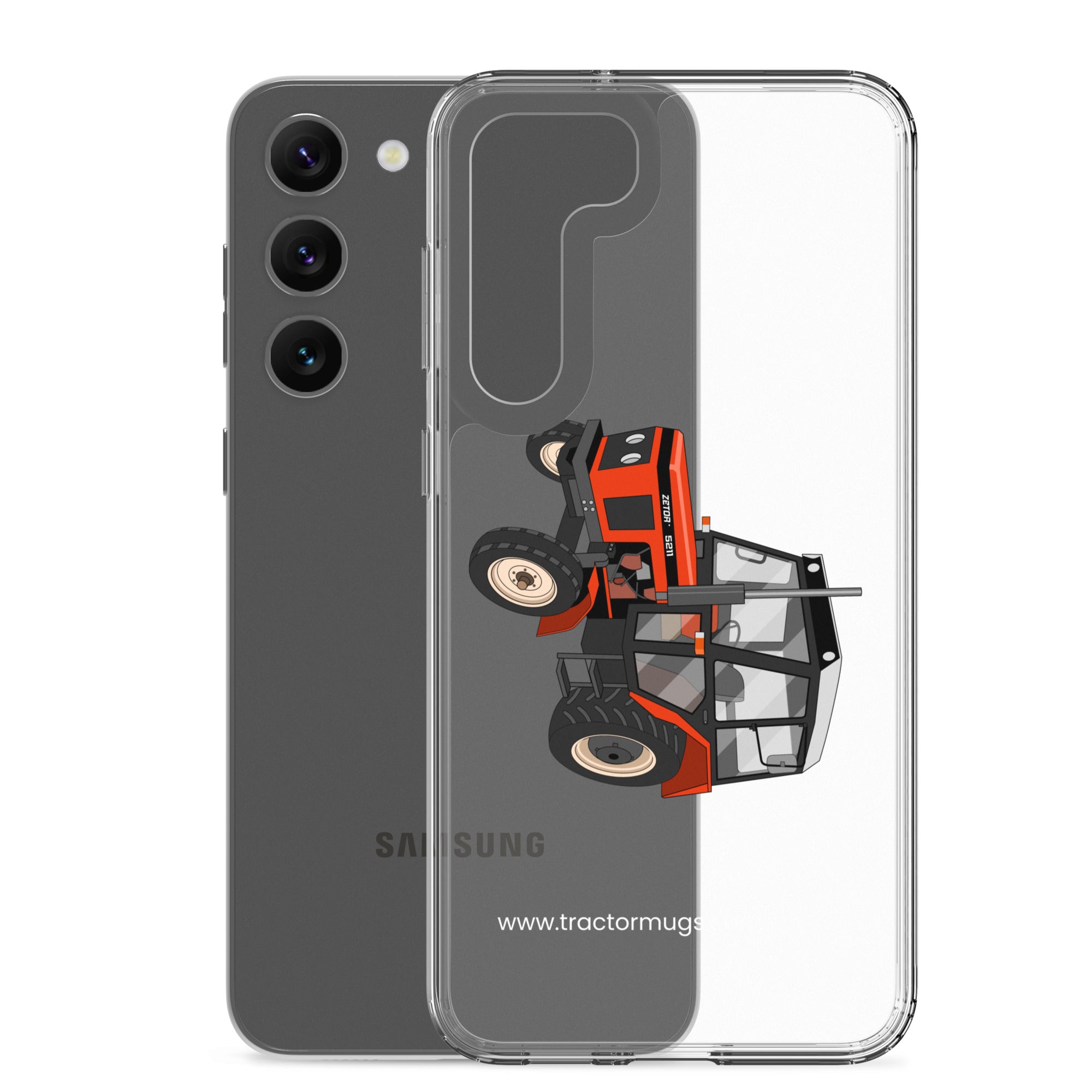 The Tractor Mugs Store Zetor 5211 | Clear Case for Samsung® Quality Farmers Merch