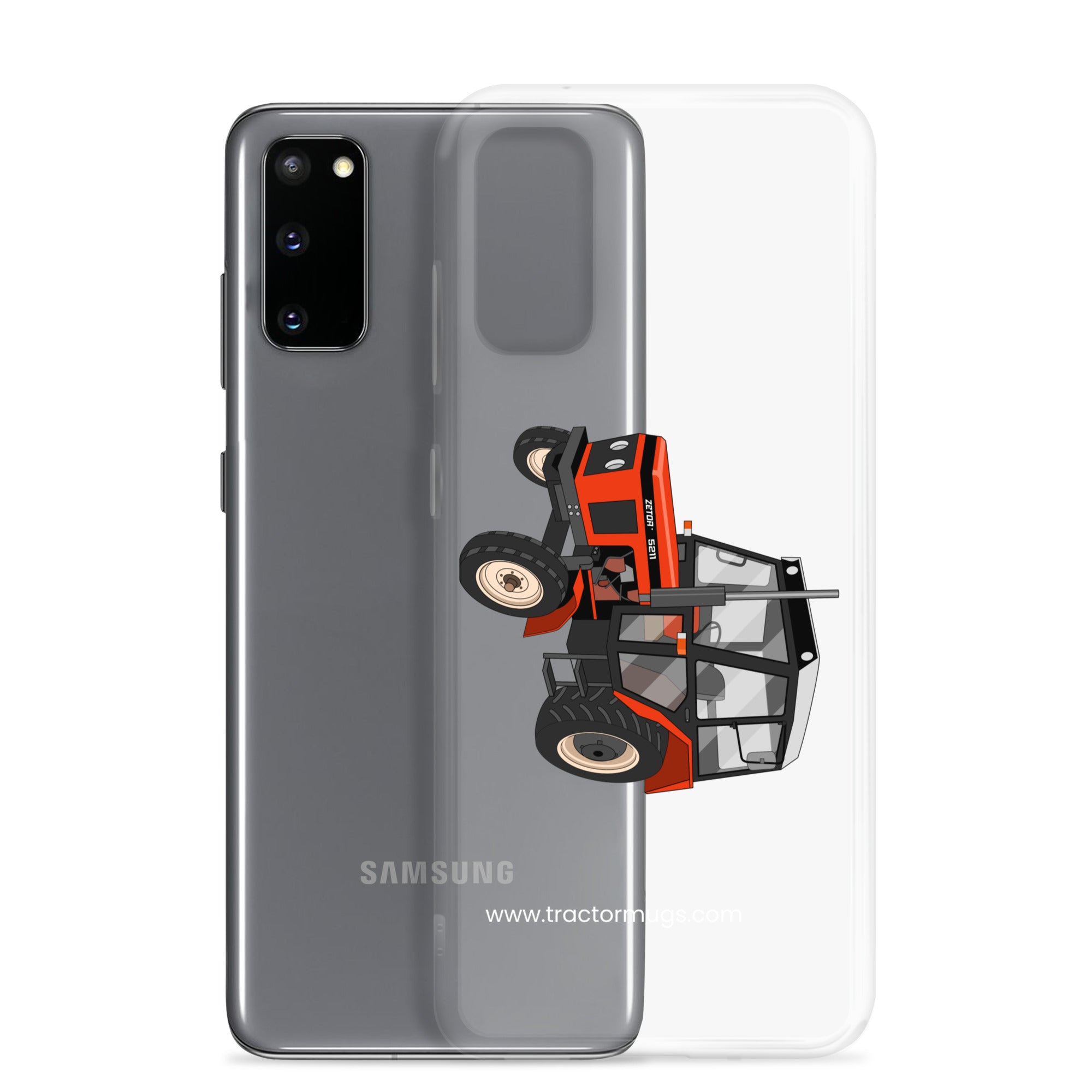 The Tractor Mugs Store Zetor 5211 | Clear Case for Samsung® Quality Farmers Merch