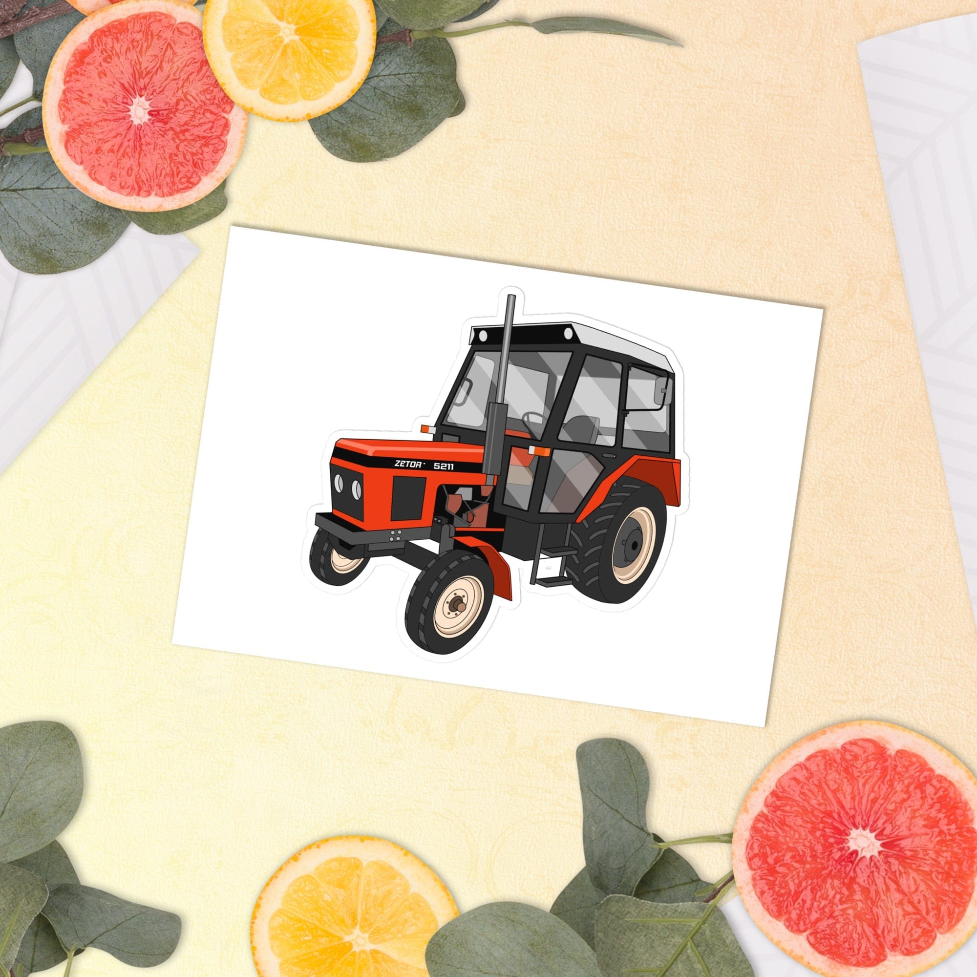 The Tractor Mugs Store Zetor 5211 | Sticker sheet Quality Farmers Merch