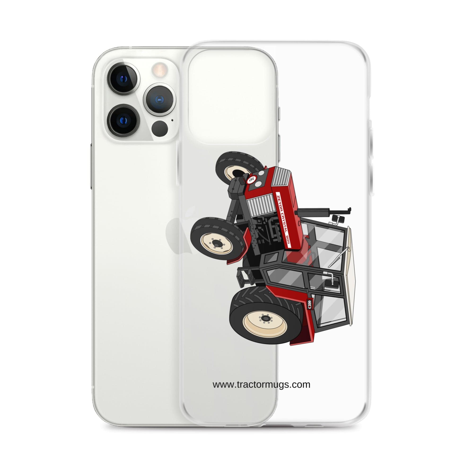 The Tractor Mugs Store Zetor Crystal 8011 | Clear Case for iPhone® Quality Farmers Merch
