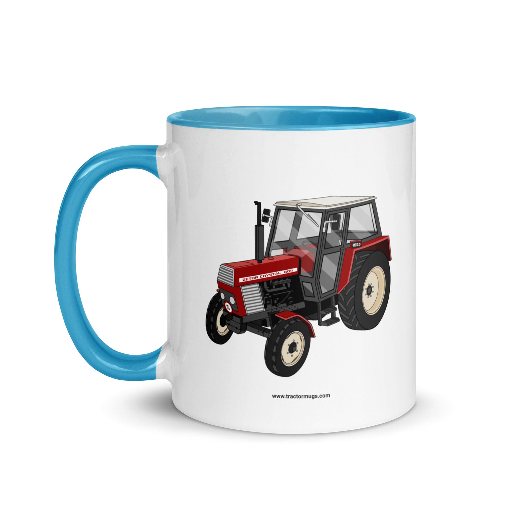 The Tractor Mugs Store Zetor Crystal 8011 | Mug with Color Inside Quality Farmers Merch