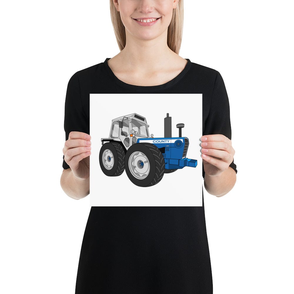 The Tractors Mugs Store 10″×10″ County 1884 (1981) Poster Quality Farmers Merch