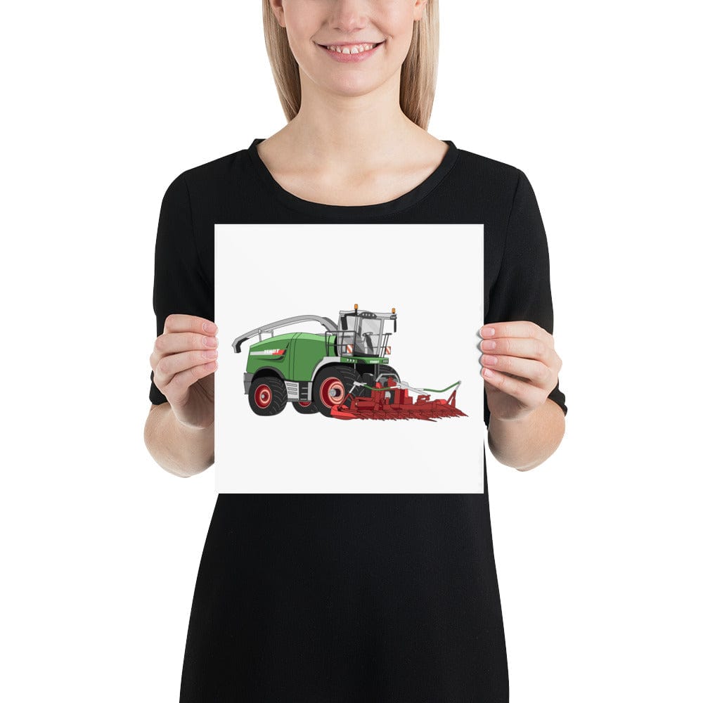 The Tractors Mugs Store 10″×10″ Fendt Katana 85 Forage Harvester Poster Quality Farmers Merch