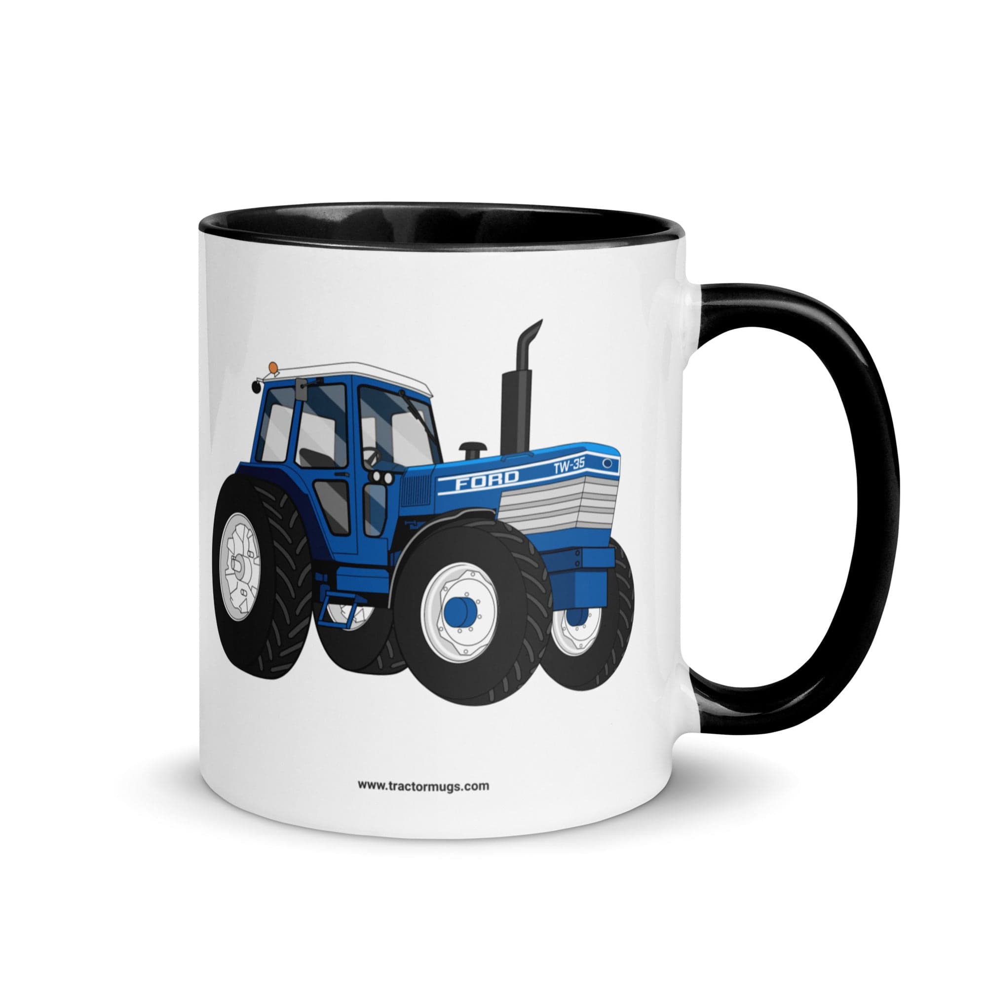 The Tractors Mugs Store 11 oz Ford TW 35 | Mug with Color Inside Quality Farmers Merch