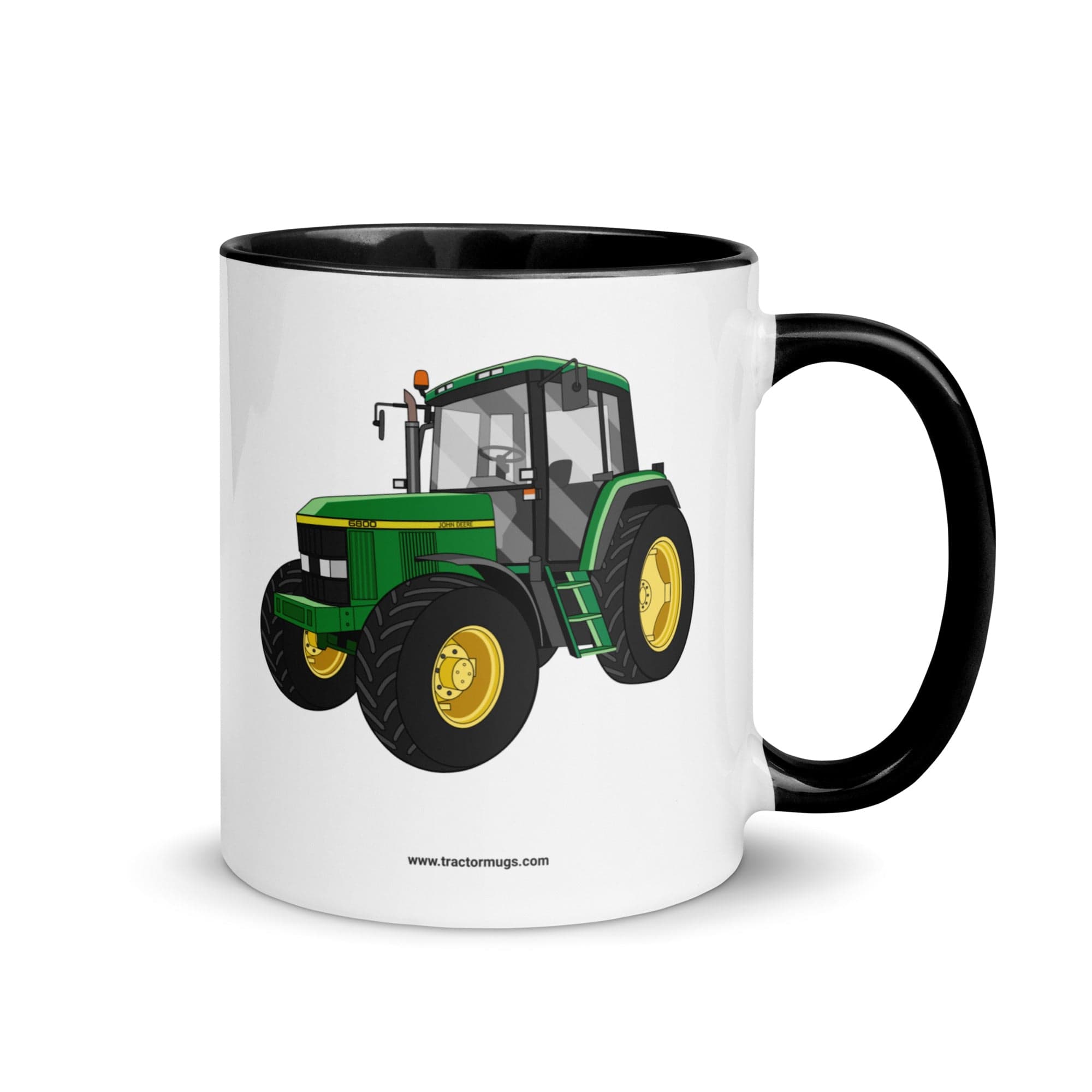 The Tractors Mugs Store 11 oz John Deere 6800 | Mug with Color Inside Quality Farmers Merch
