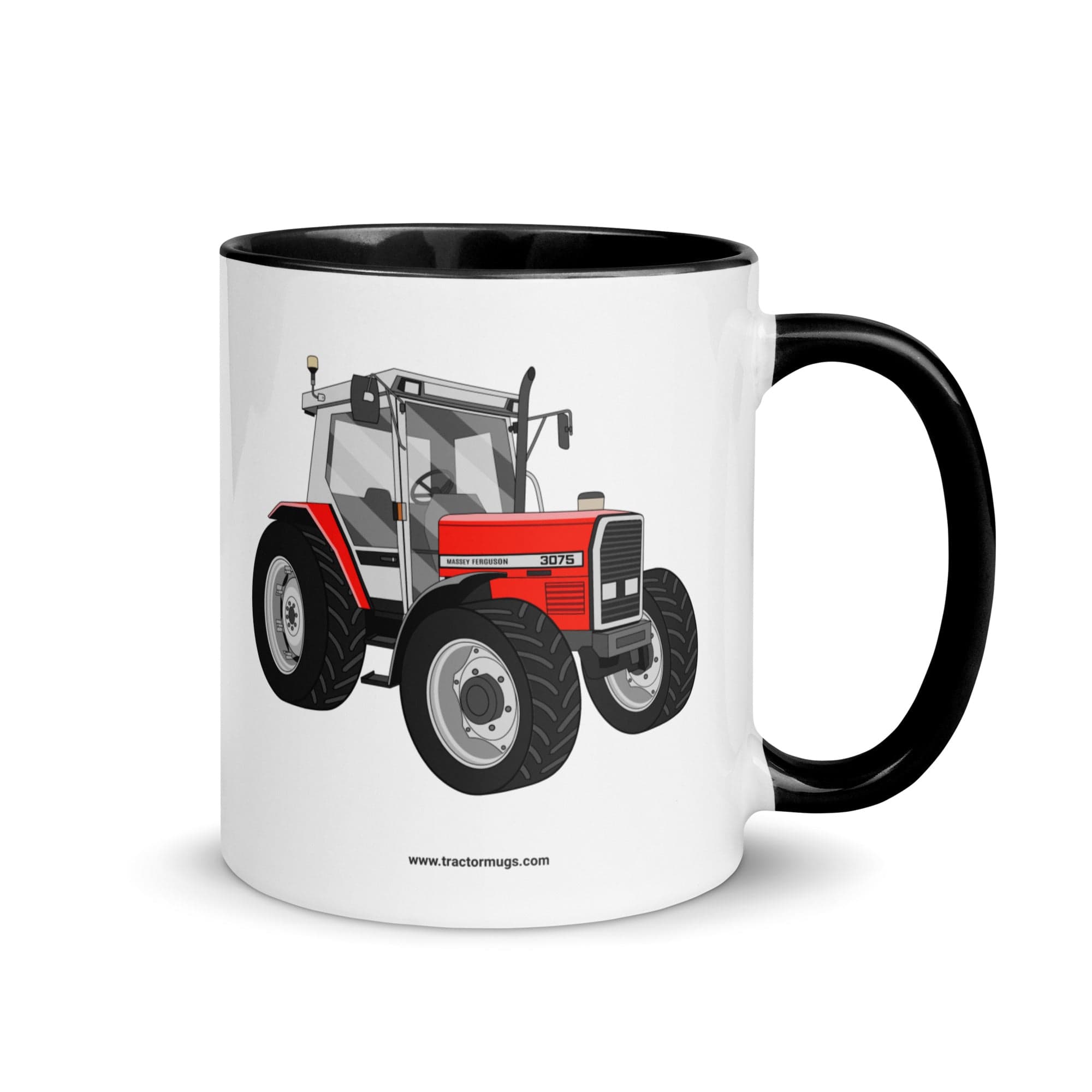 The Tractors Mugs Store 11 oz Massey Ferguson 3075 | Mug with Color Inside Quality Farmers Merch