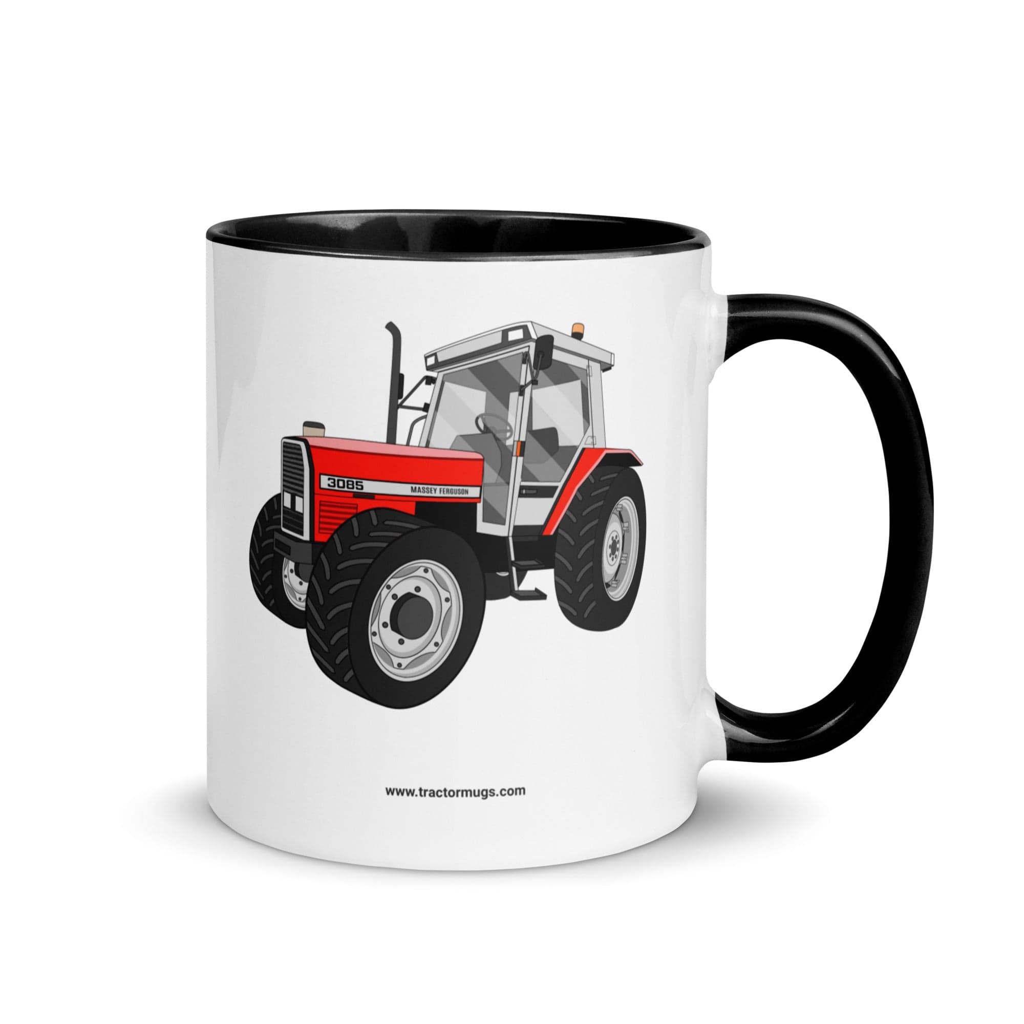 The Tractors Mugs Store 11 oz Massey Ferguson 3085 | Mug with Color Inside Quality Farmers Merch