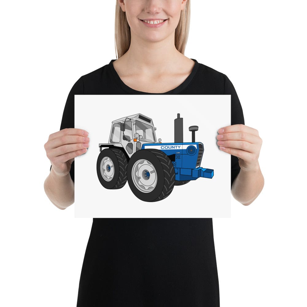The Tractors Mugs Store 11″×14″ County 1884 (1981) Poster Quality Farmers Merch