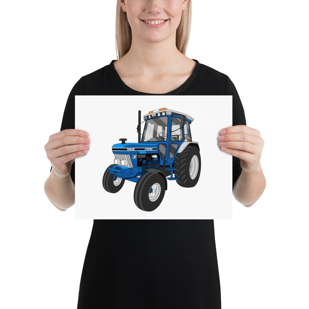The Tractors Mugs Store 11″×14″ Ford 5610 Poster Quality Farmers Merch