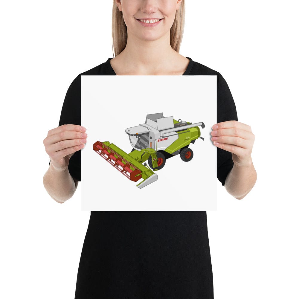 The Tractors Mugs Store 12″×12″ Class Tucano 570 Poster Quality Farmers Merch