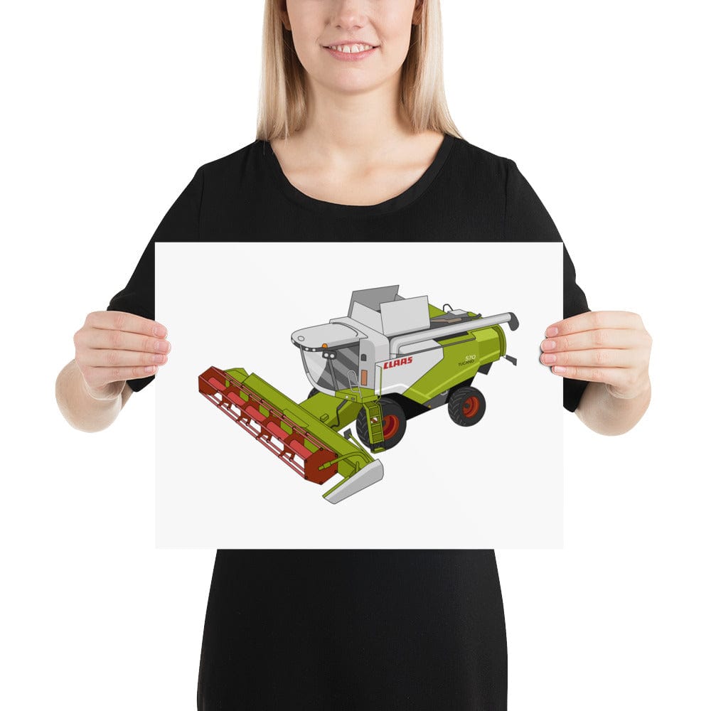 The Tractors Mugs Store 12″×16″ Class Tucano 570 Poster Quality Farmers Merch