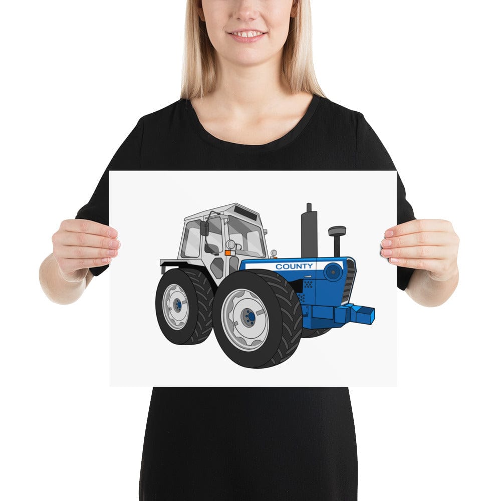 The Tractors Mugs Store 12″×16″ County 1884 (1981) Poster Quality Farmers Merch