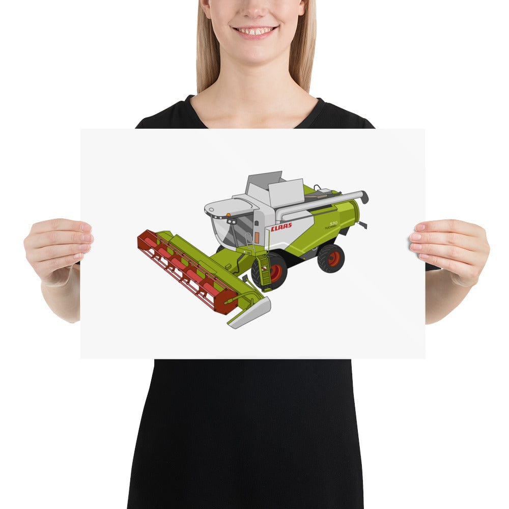 The Tractors Mugs Store 12″×18″ Class Tucano 570 Poster Quality Farmers Merch