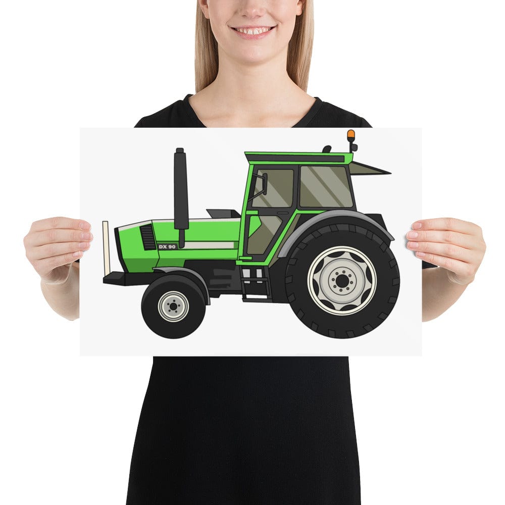 The Tractors Mugs Store 12″×18″ Deutz DX 90 Poster Quality Farmers Merch