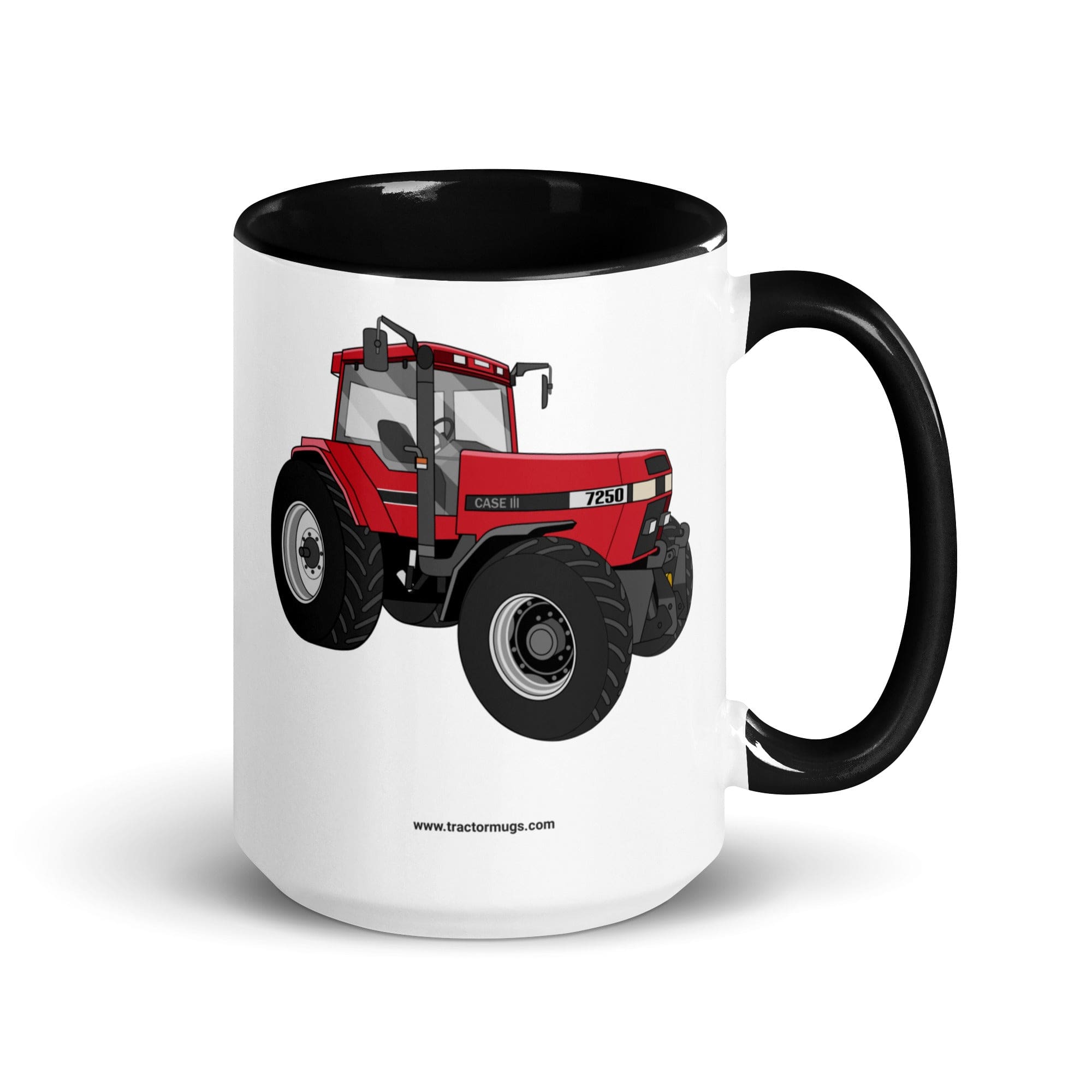 The Tractors Mugs Store 15 oz Case IH 7250 | Mug with Color Inside Quality Farmers Merch