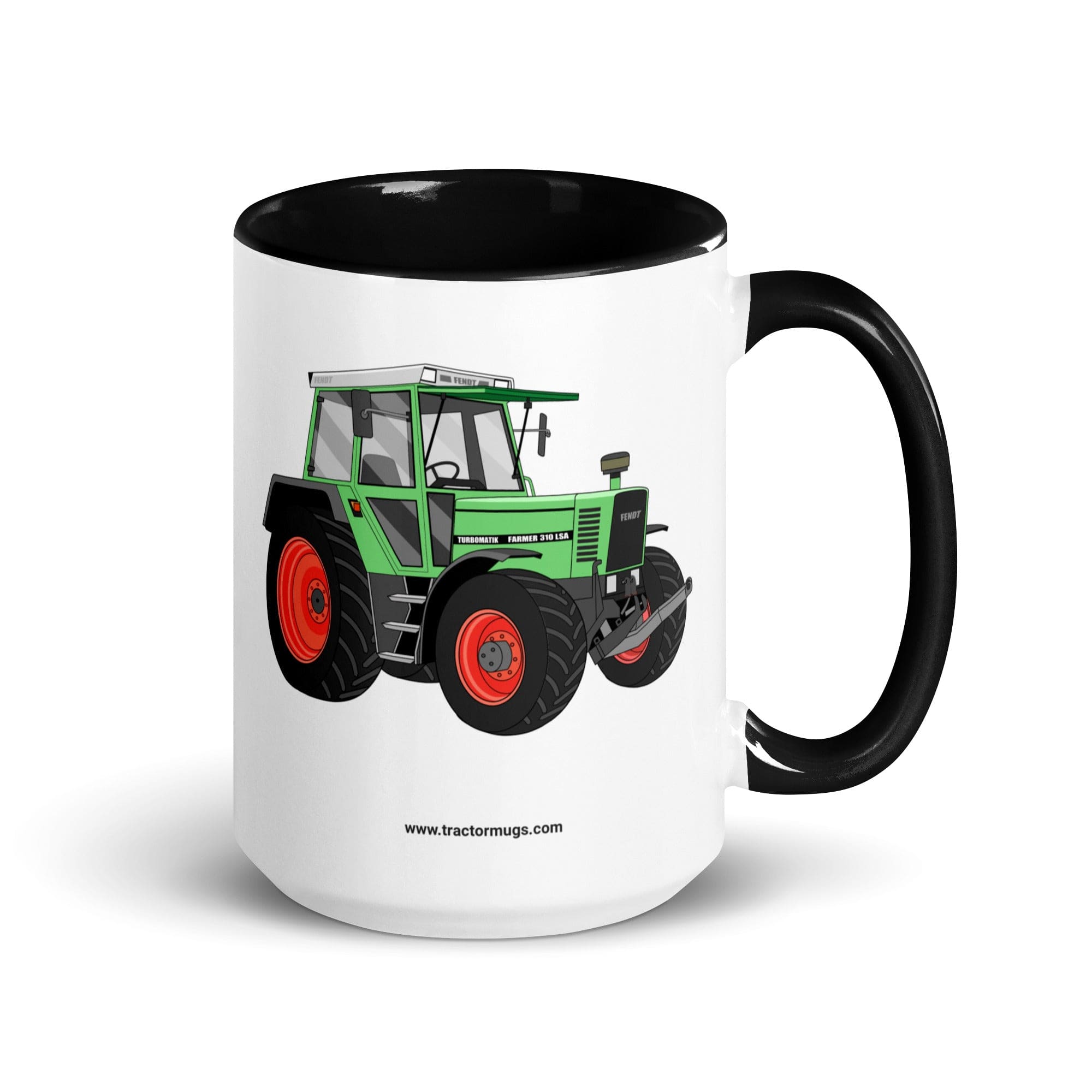The Tractors Mugs Store 15 oz Fendt 310 LSA | Mug with Color Inside Quality Farmers Merch