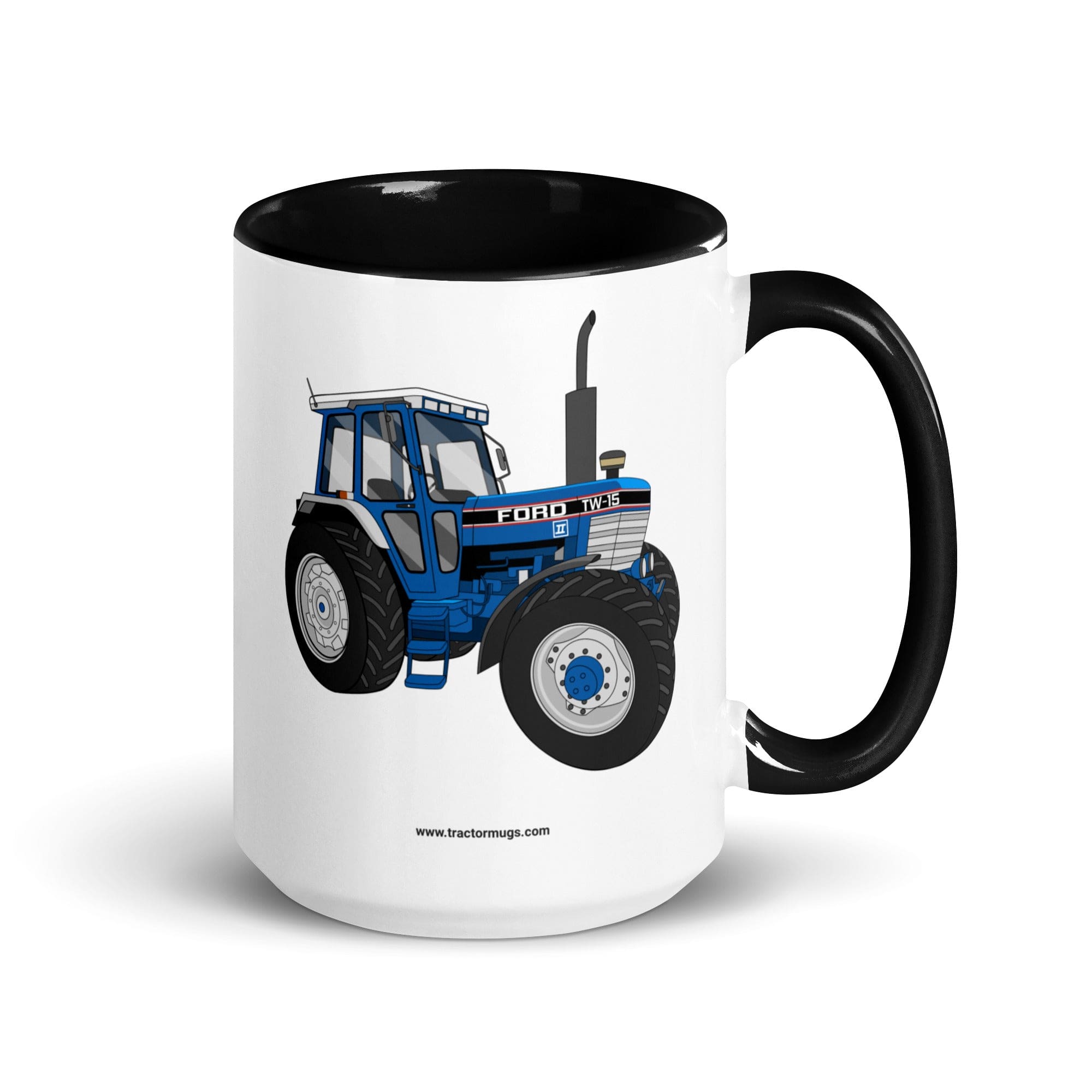 The Tractors Mugs Store 15 oz Ford TW 15 | Mug with Color Inside Quality Farmers Merch
