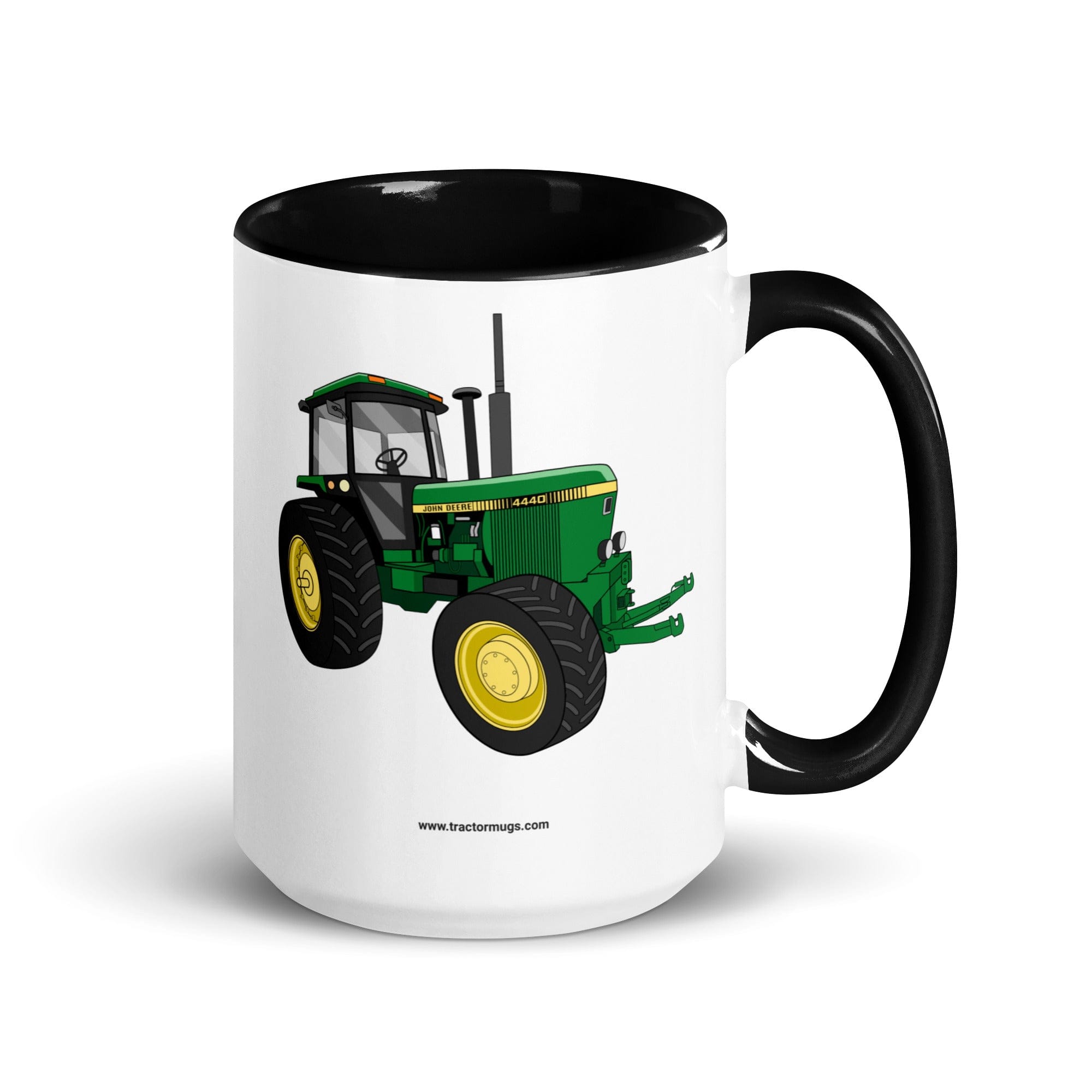 The Tractors Mugs Store 15 oz John Deere 4440 4WD | Mug with Color Inside Quality Farmers Merch