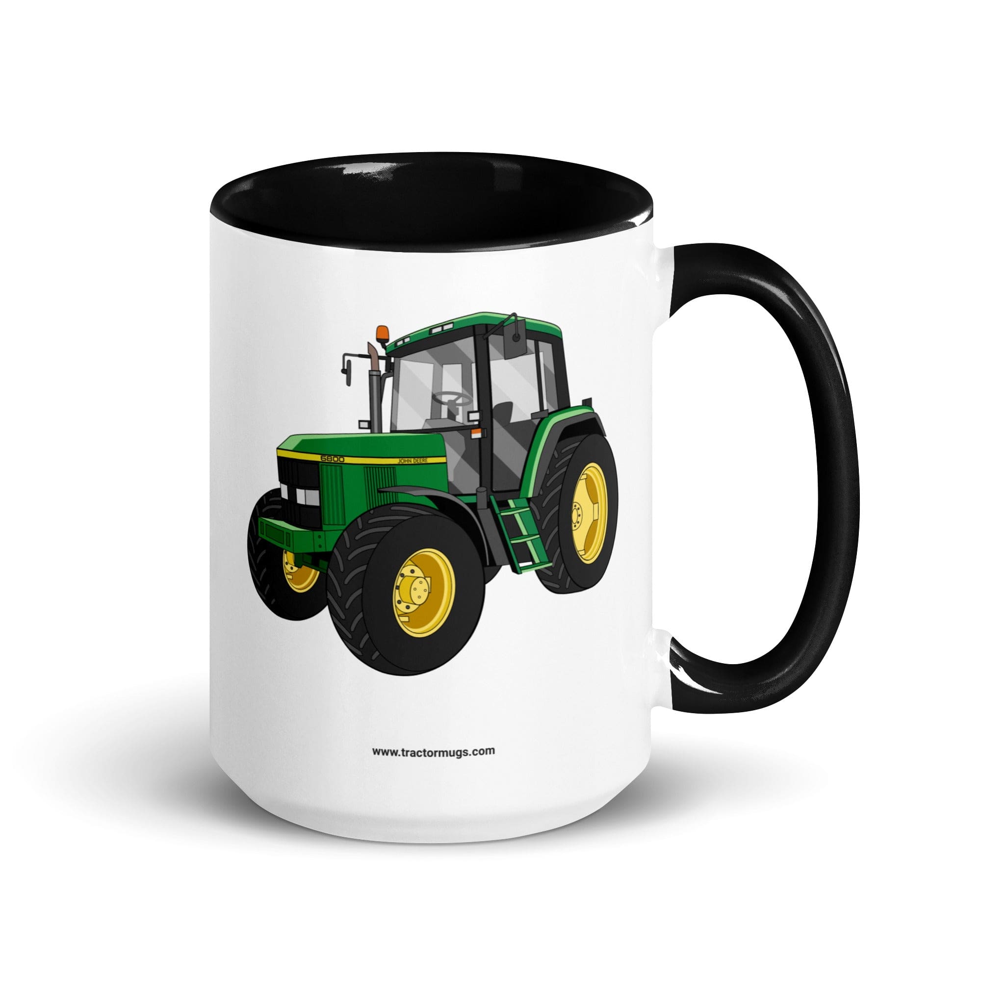 The Tractors Mugs Store 15 oz John Deere 6800 | Mug with Color Inside Quality Farmers Merch