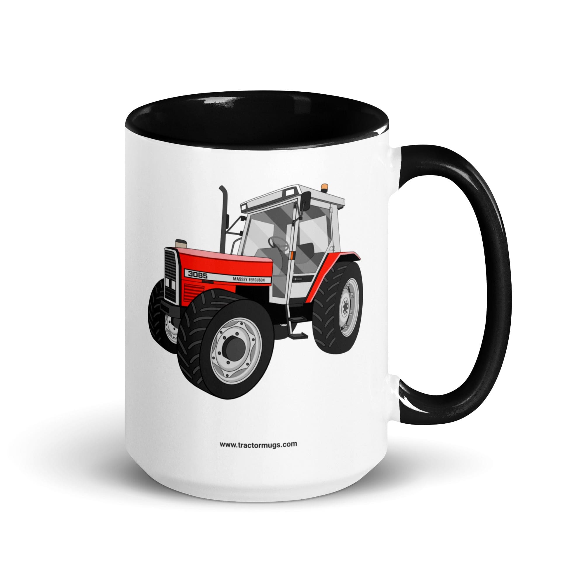 The Tractors Mugs Store 15 oz Massey Ferguson 3085 | Mug with Color Inside Quality Farmers Merch