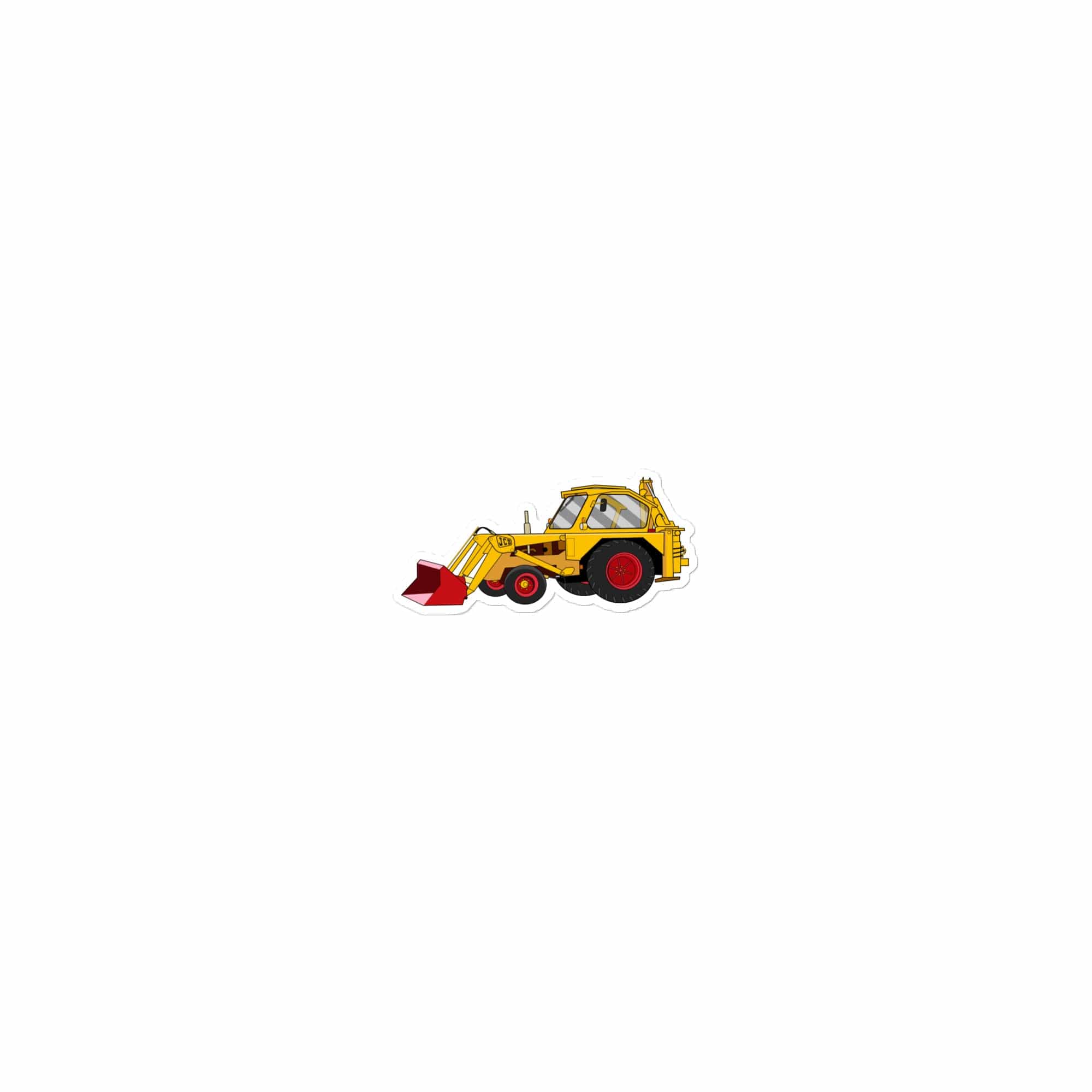 The Tractors Mugs Store 15″×3.75″ JCB 3 Backhoe Bubble-free stickers Quality Farmers Merch