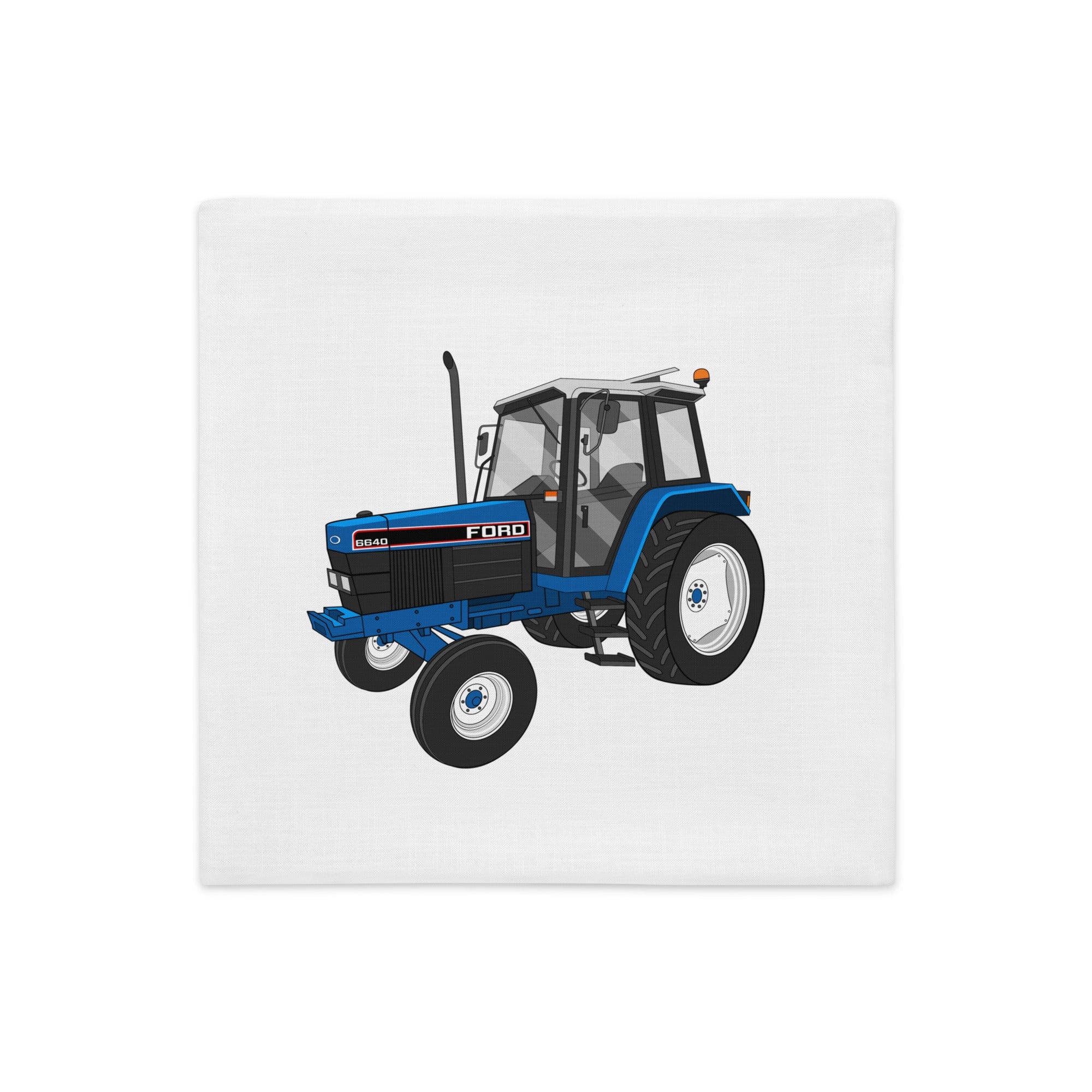 The Tractors Mugs Store 18″×18″ Ford 6640 2WD | Premium Pillow Case Quality Farmers Merch