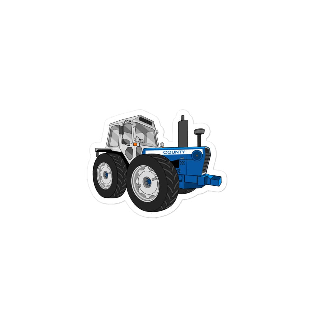 The Tractors Mugs Store 3″×3″ County 1884 (1981) Bubble-free stickers Quality Farmers Merch