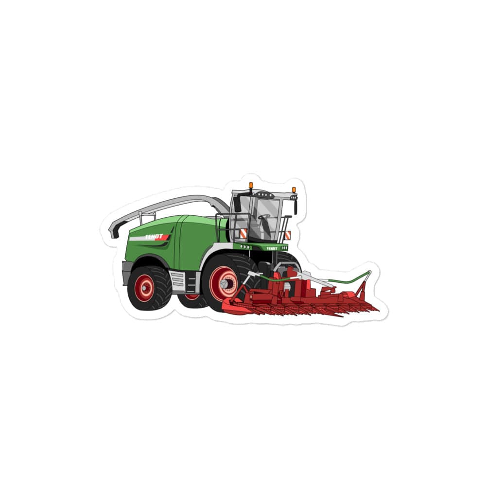 The Tractors Mugs Store 4″×4″ Fendt Katana 85 Forage Harvester Bubble-free stickers Quality Farmers Merch